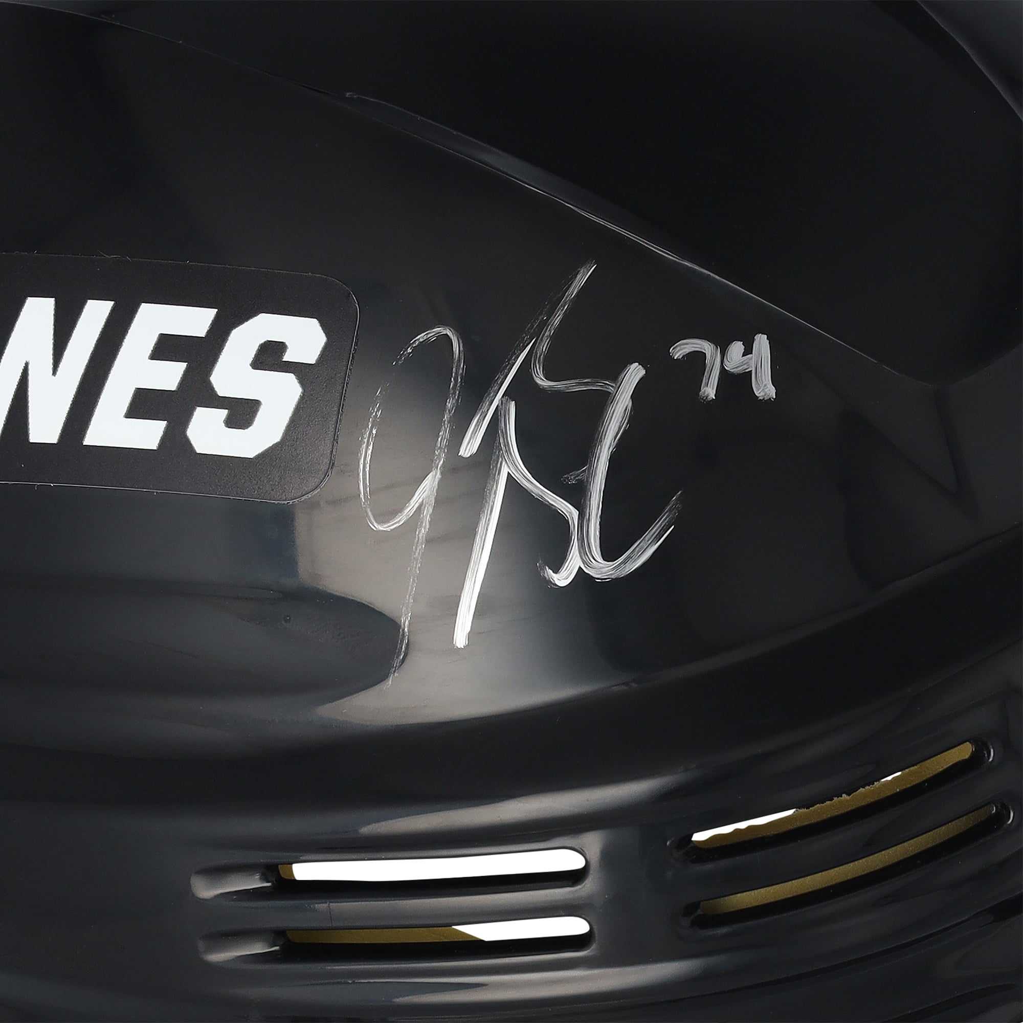 Jaccob Slavin Carolina Hurricanes Autographed Black Mini Helmet