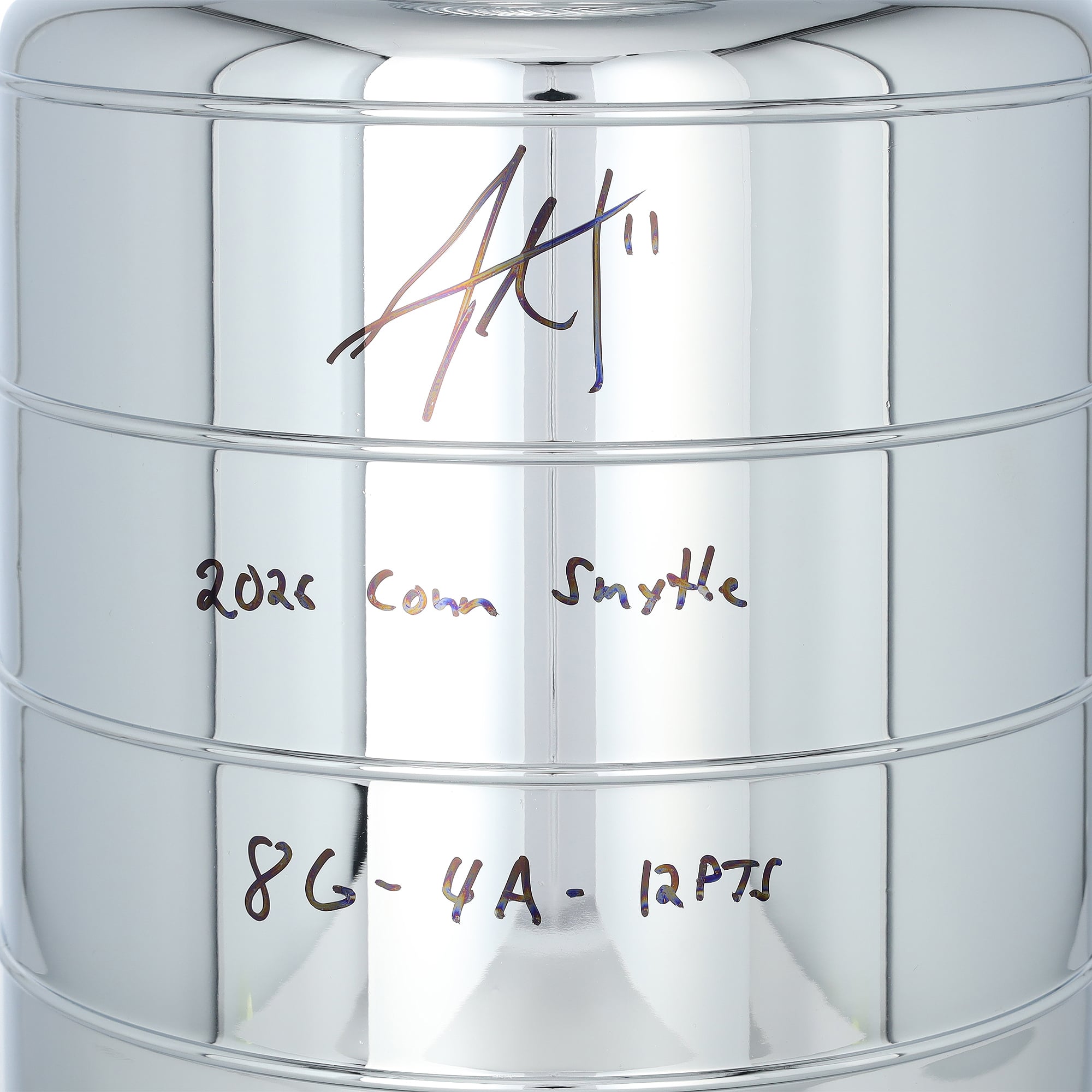 Jordan Staal Carolina Hurricanes Autographed 2026 Stanley Cup Champions 2' Replica Cup with Multiple Inscriptions