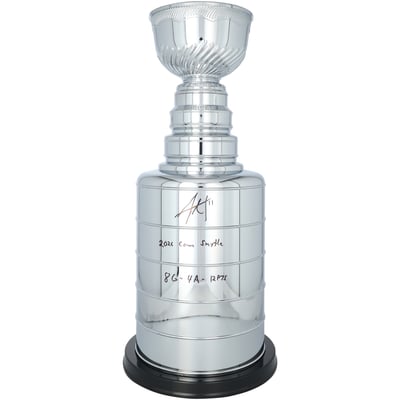 Jordan Staal Carolina Hurricanes Autographed Fanatics Authentic 2026 Stanley Cup Champions 2' Replica Cup with Multiple Inscriptions - Limited Edition #1/5