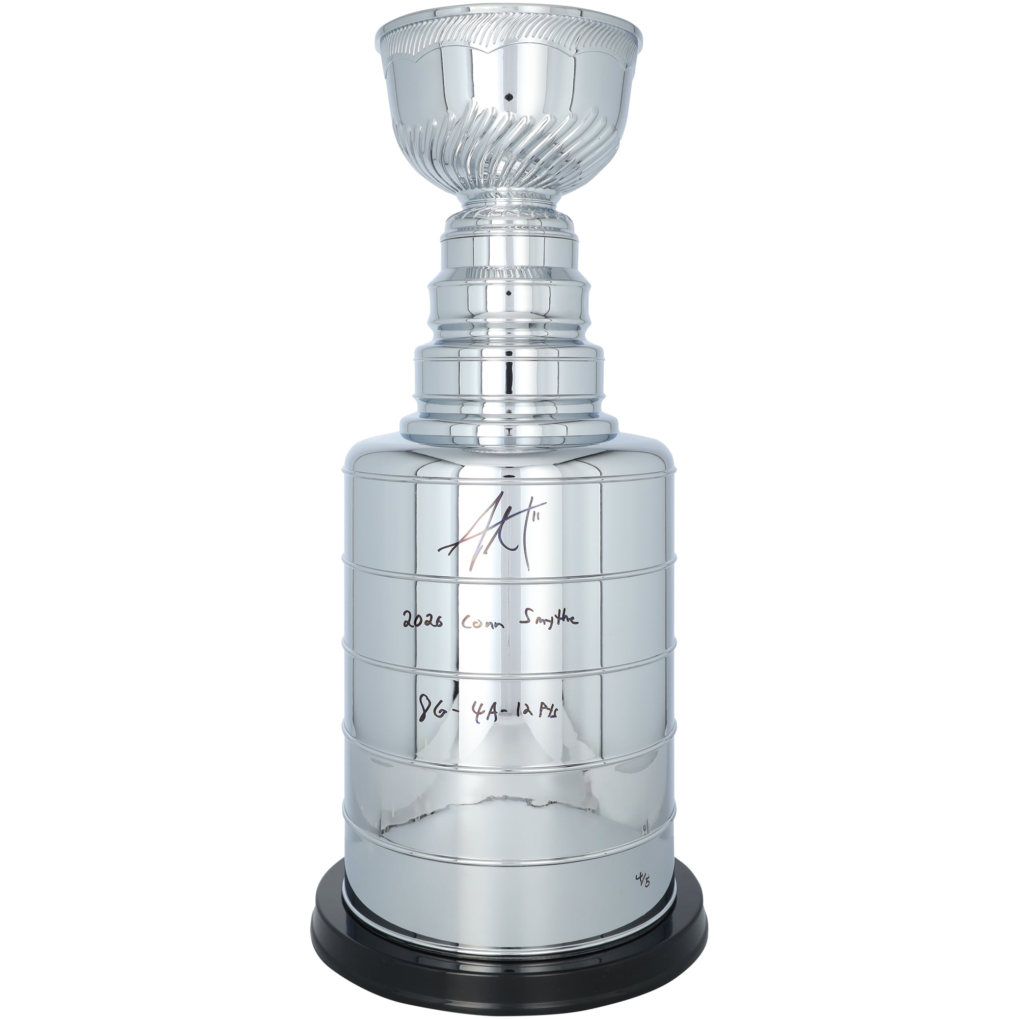 Réplique de la Coupe Stanley 2026, champions, signée par Jordan Staal des Hurricanes de la Caroline et comportant de multiples inscriptions - Édition limitée à 5 exemplaires