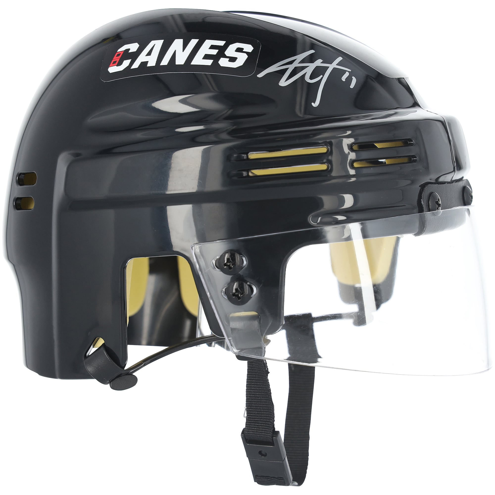 Jordan Staal Carolina Hurricanes Autographed Black Mini Helmet