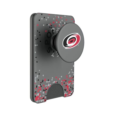Carolina Hurricanes Keyscaper Confetti PopSockets Magnetic Wallet