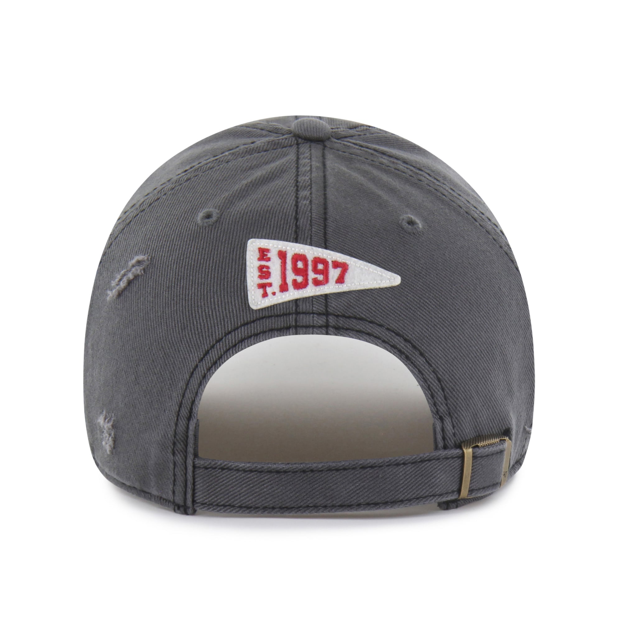 Casquette ajustable pour homme Carolina Hurricanes '47 Black Seymoore avec application vieillie