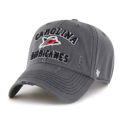 Casquette ajustable Carolina Hurricanes '47 noire Seymoore à effet vieilli