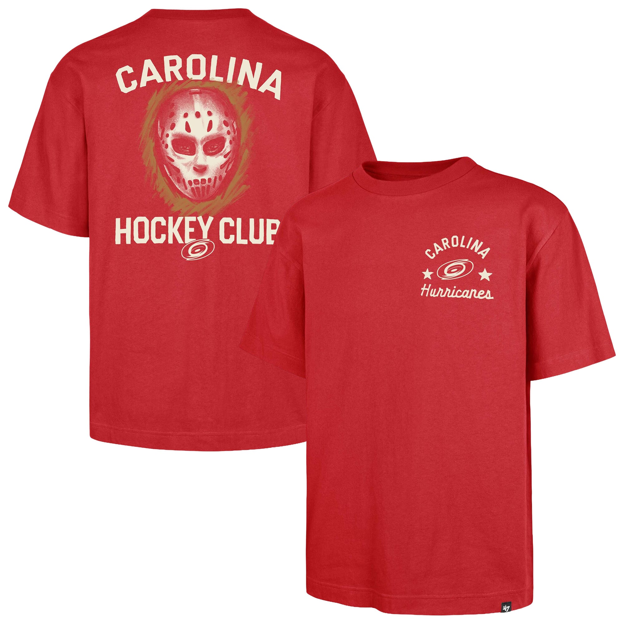 T-shirt homme '47 Rouge Carolina Hurricanes HPD Mask Foundation