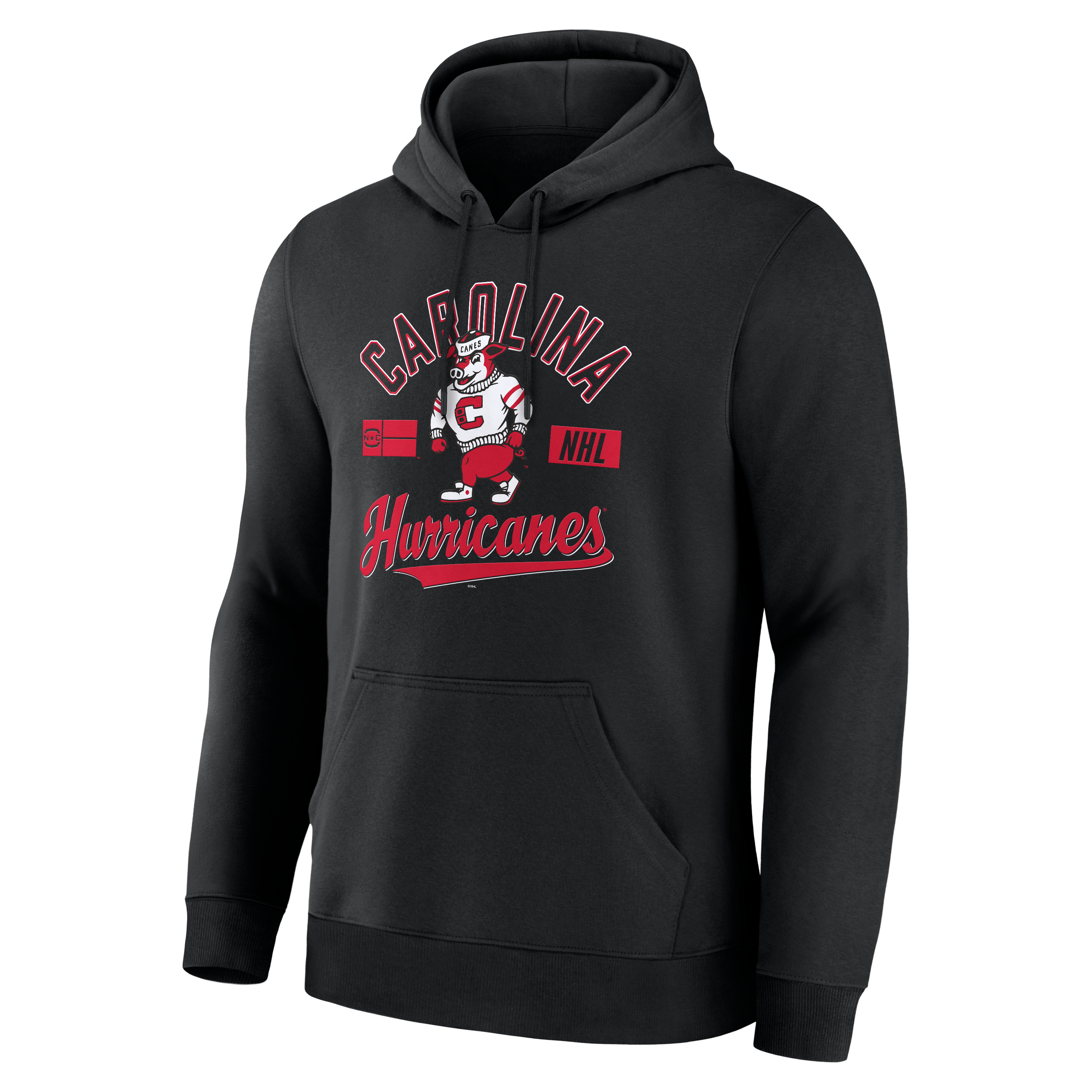 Sweat à capuche alternatif noir pour homme des Hurricanes de la Caroline