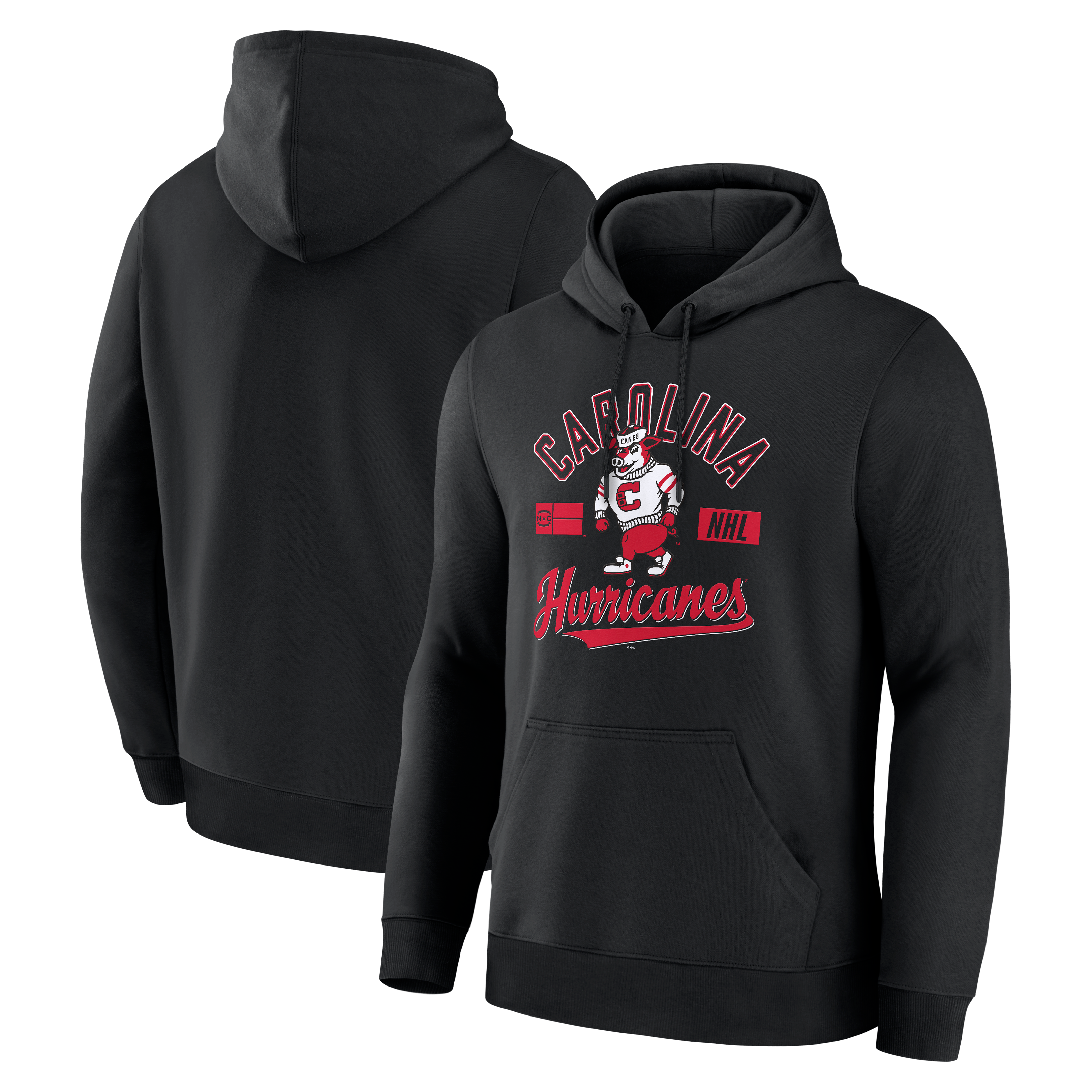Sweat à capuche alternatif noir pour homme des Hurricanes de la Caroline
