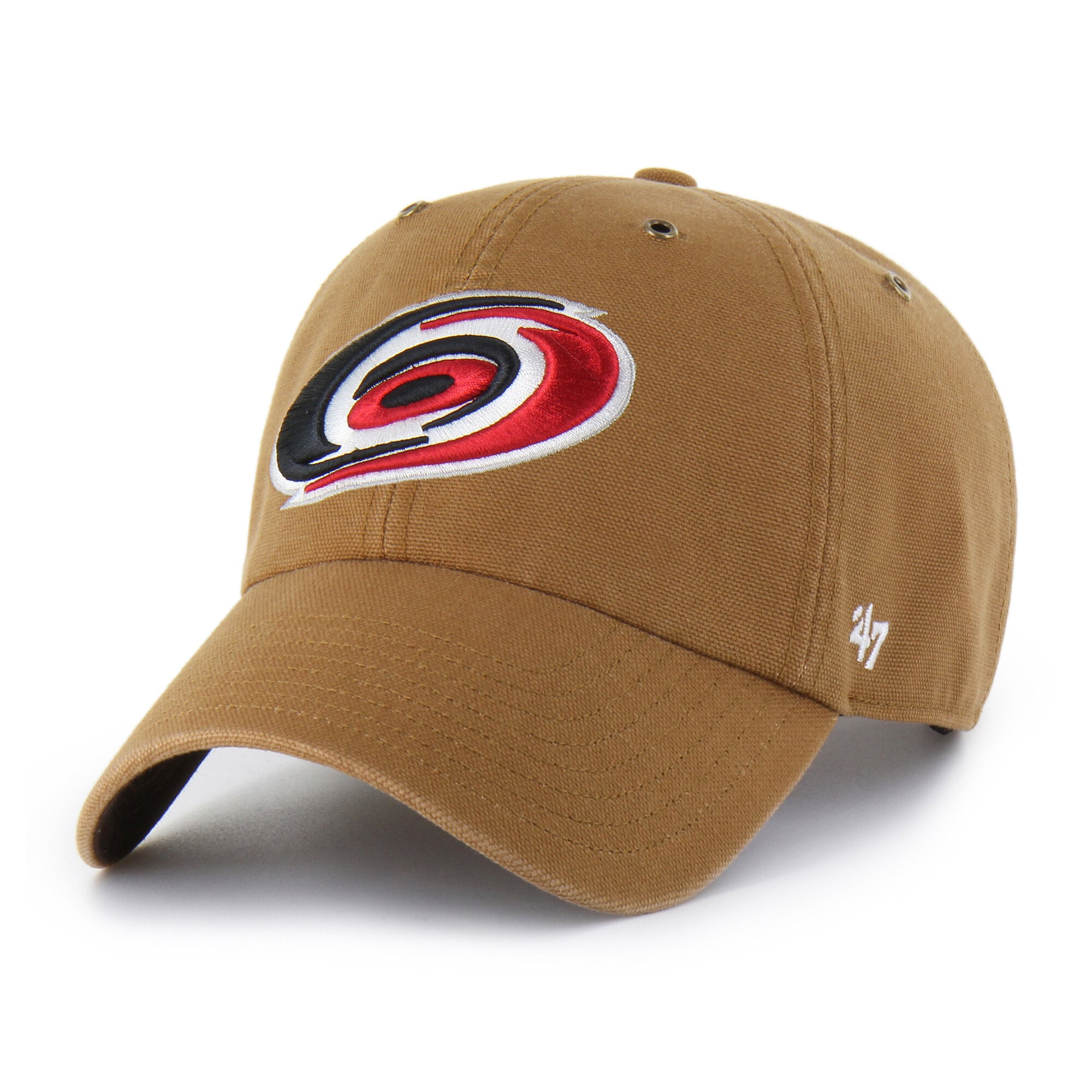 Men's Carhartt x '47  Brown Carolina Hurricanes Clean Up Adjustable Hat