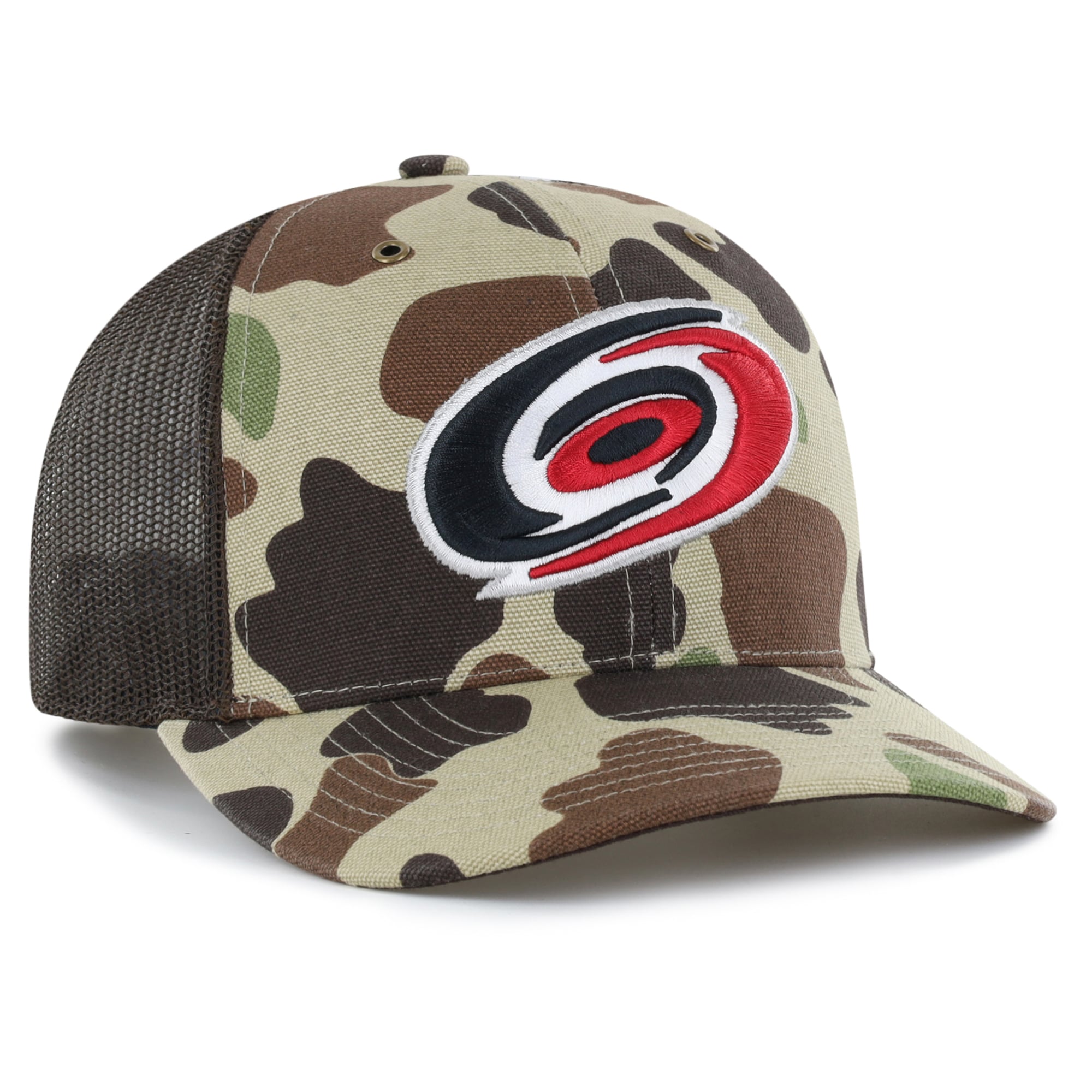 Casquette trucker ajustable Carhartt x '47 Duck Camo Carolina Hurricanes pour homme