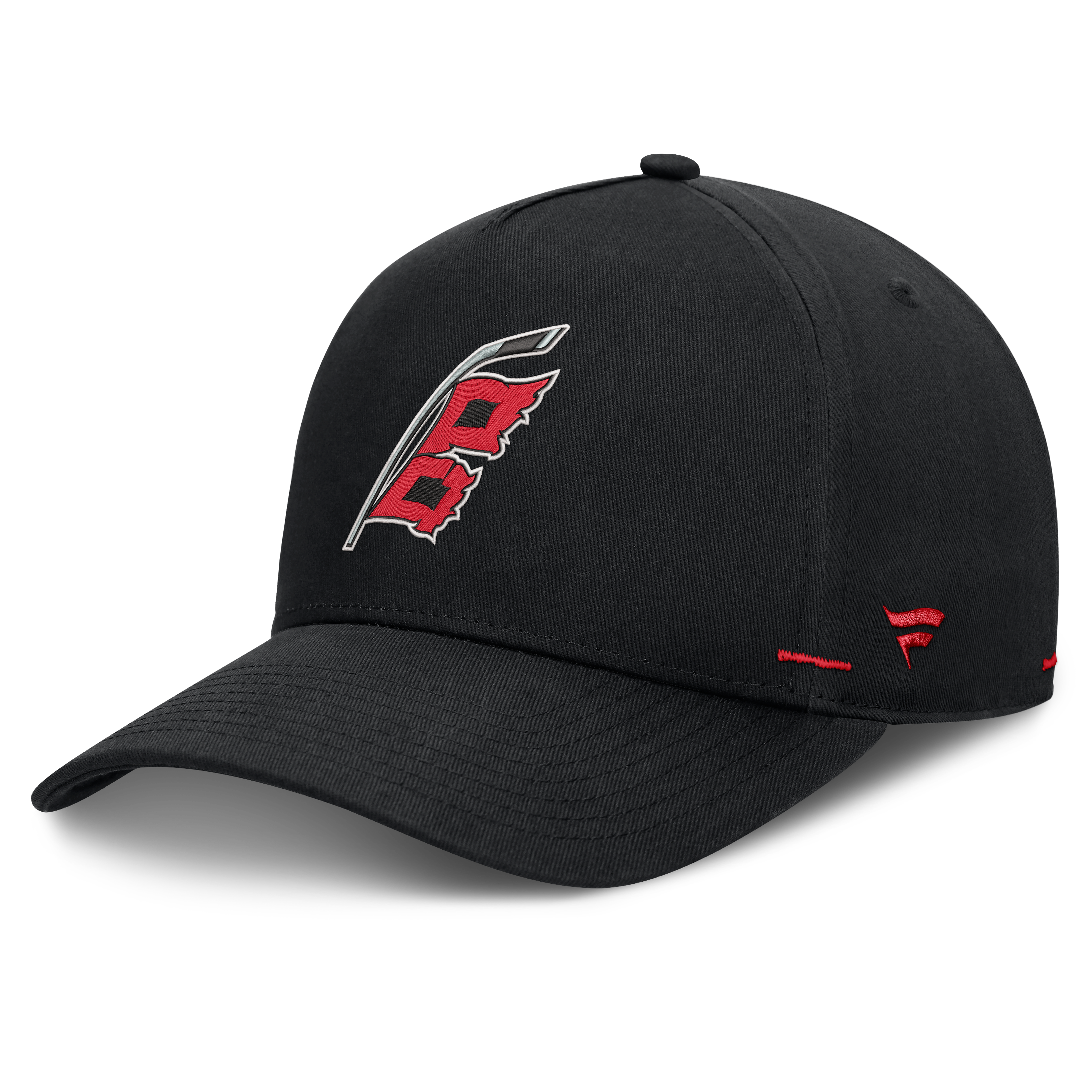 Casquette ajustable Fanatics Black Carolina Hurricanes Alternate Authentic Pro Rink A-Frame pour homme