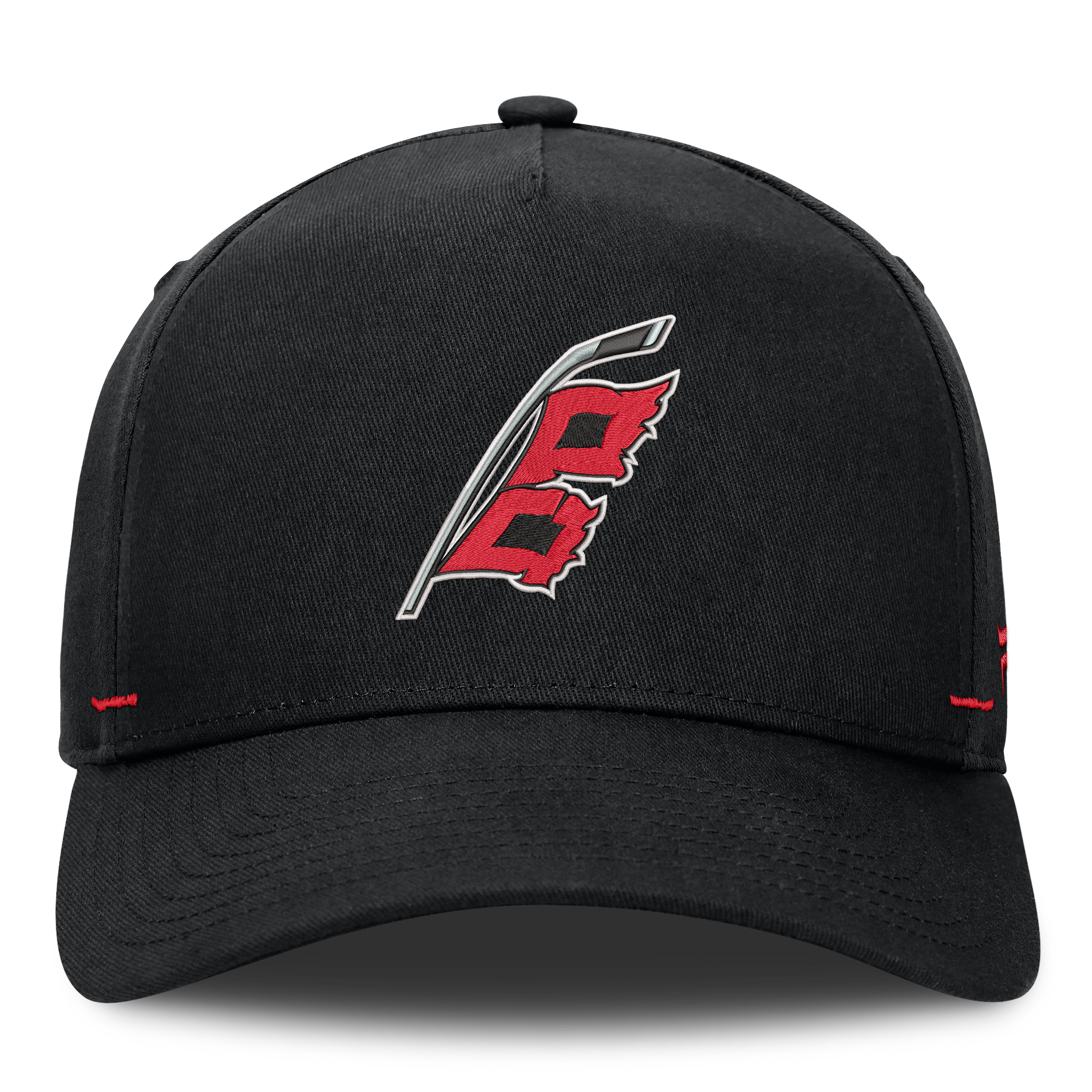 Casquette ajustable Fanatics Black Carolina Hurricanes Alternate Authentic Pro Rink A-Frame pour homme