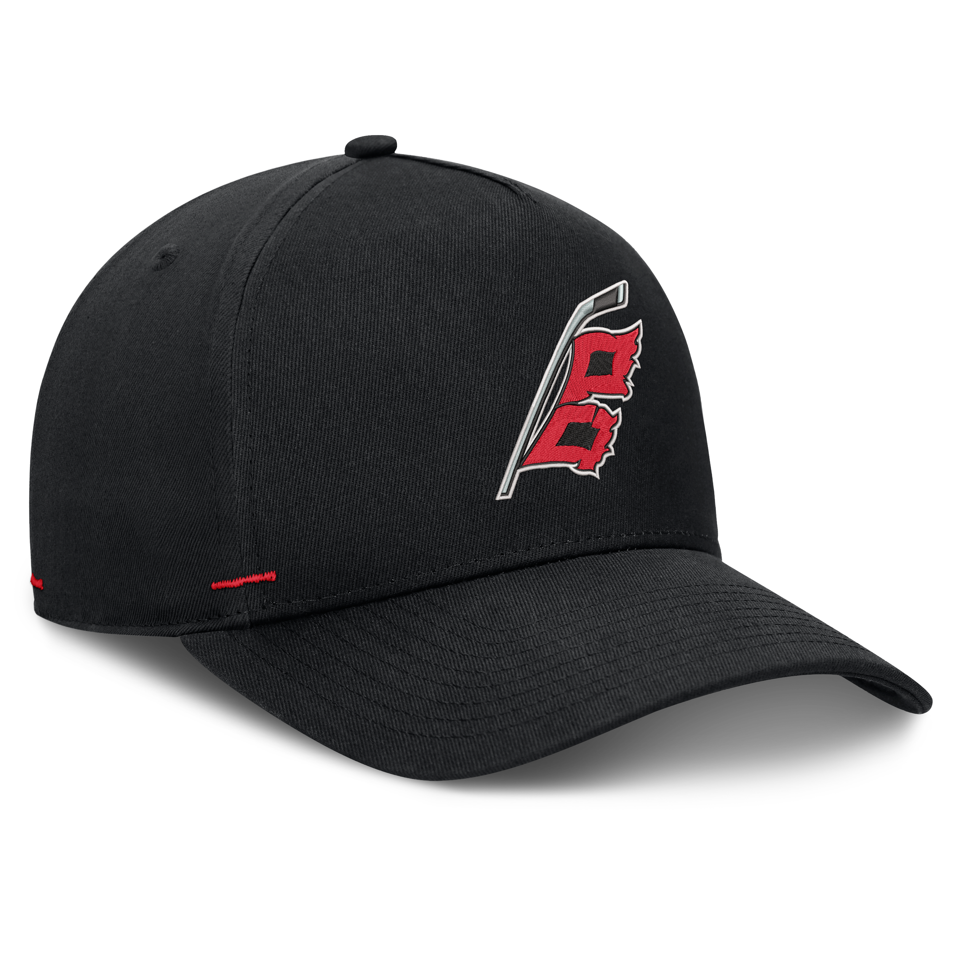Casquette ajustable Fanatics Black Carolina Hurricanes Alternate Authentic Pro Rink A-Frame pour homme