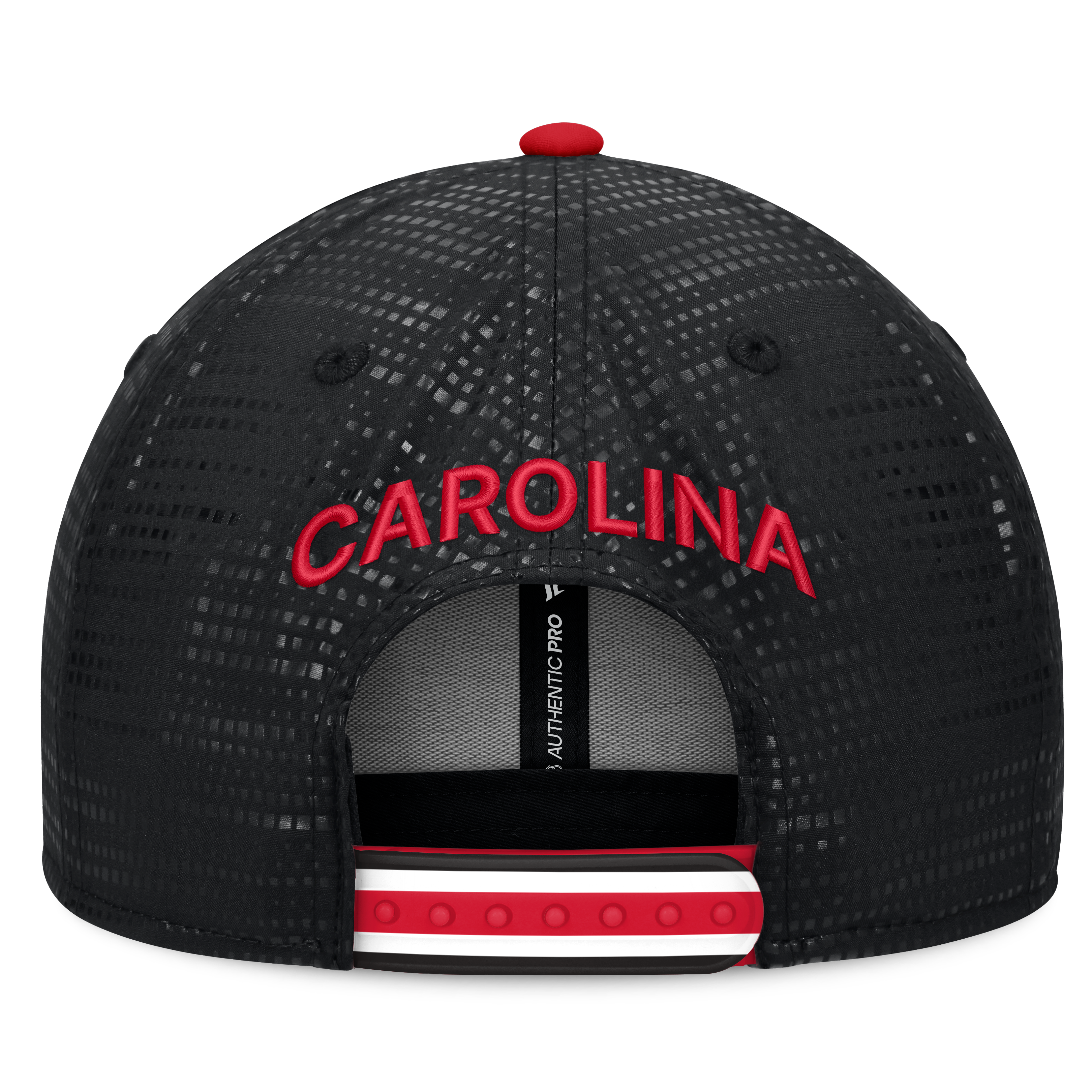 Men's Fanatics Black Carolina Hurricanes Authentic Pro Rink Square Visor Snapback Hat