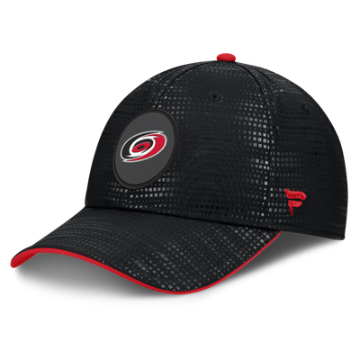 Men's Carolina Hurricanes Fanatics Black Authentic Pro Rink Stretch Fit Hat