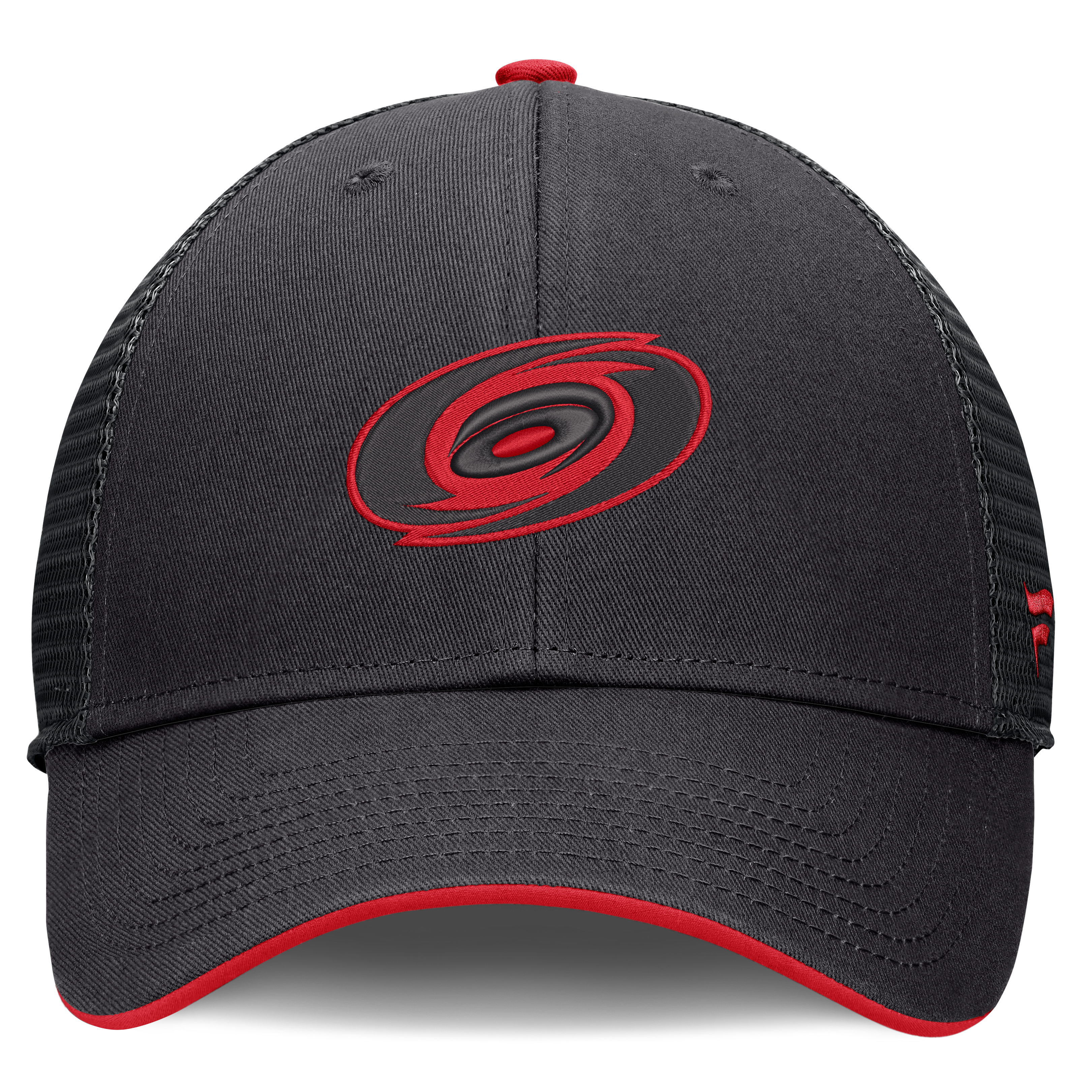 Casquette trucker ajustable Fanatics noire Carolina Hurricanes Fundamental Limits pour homme