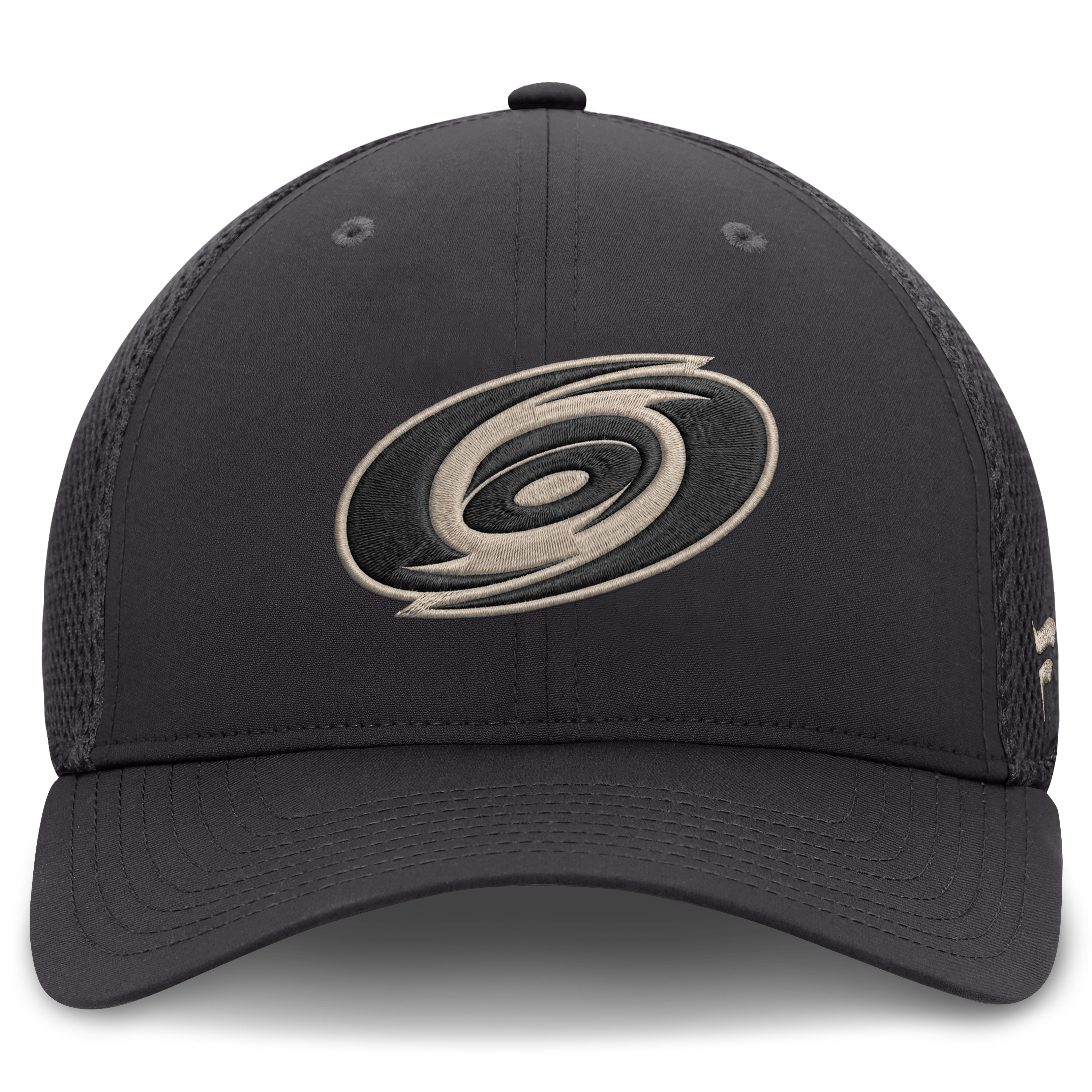 Casquette Fanatics Charcoal Carolina Hurricanes Road Meshback Stretch pour homme