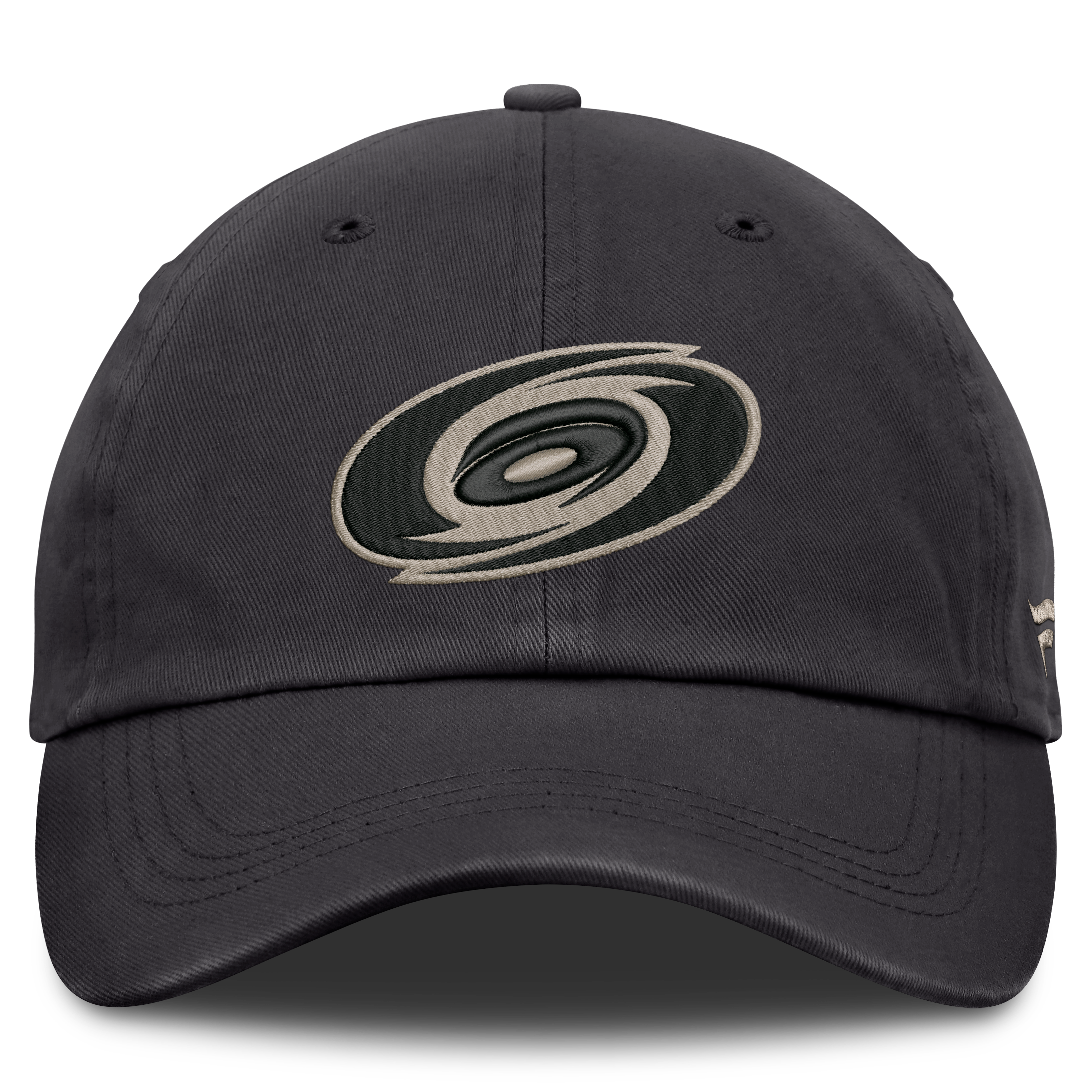 Casquette ajustable Fanatics Charcoal Carolina Hurricanes Road Phantom Washed pour homme