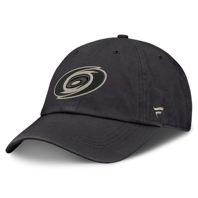 Men's Carolina Hurricanes Fanatics Charcoal Road Phantom Washed Adjustable Hat