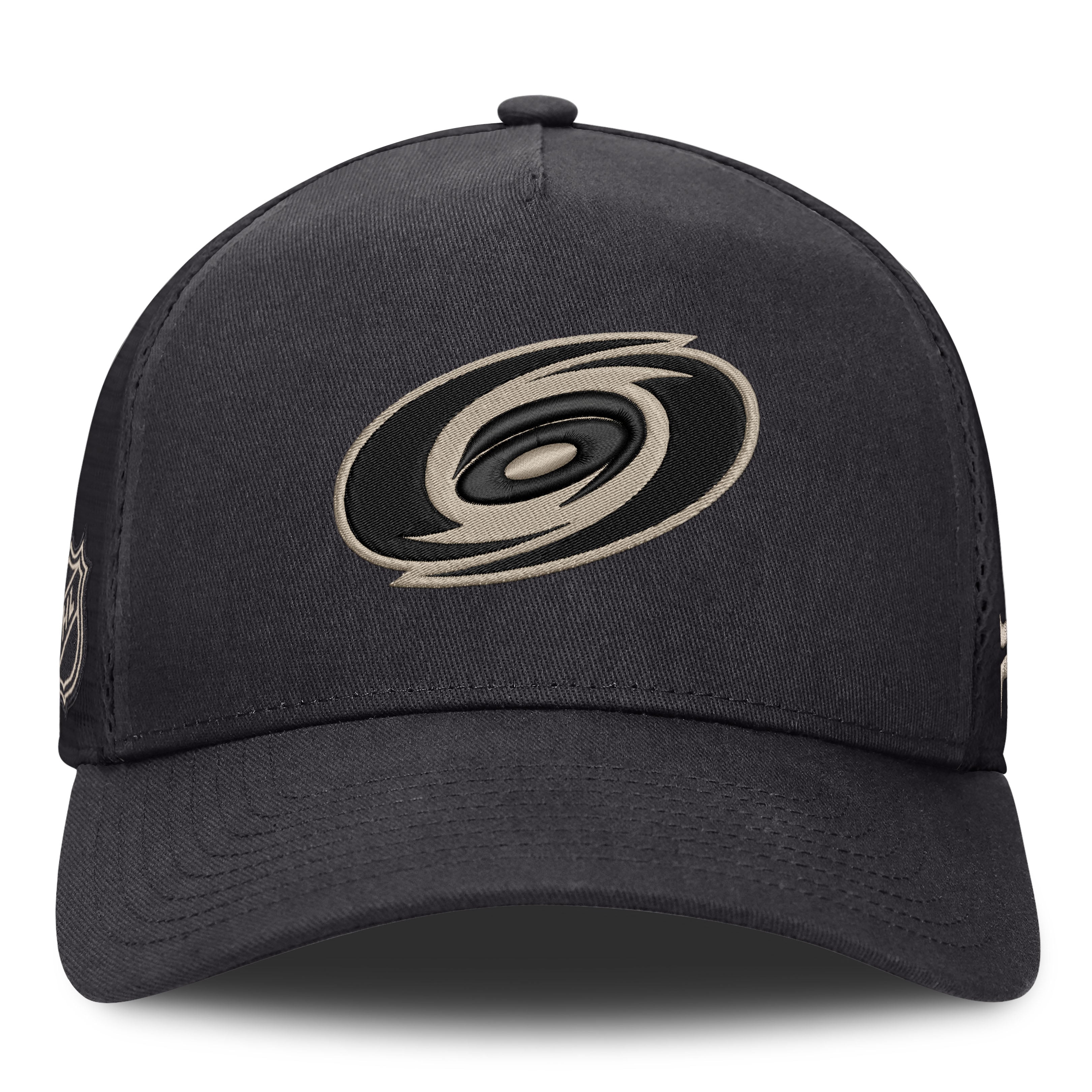 Men's Fanatics Charcoal Carolina Hurricanes Road Soft Wash A-Frame Meshback Hat