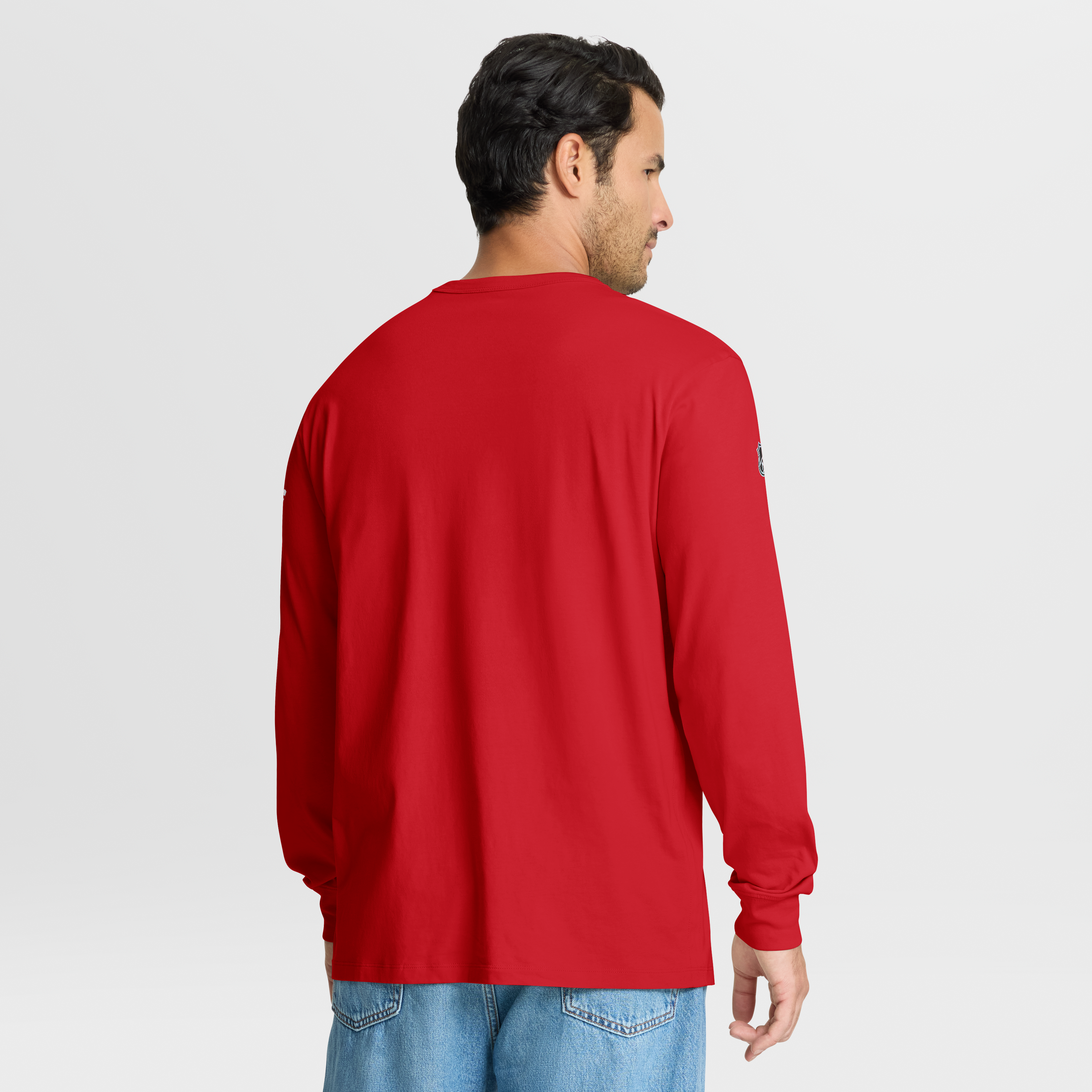 T-shirt à manches longues authentique Fanatics Red Carolina Hurricanes Pro Property Of Practice pour homme
