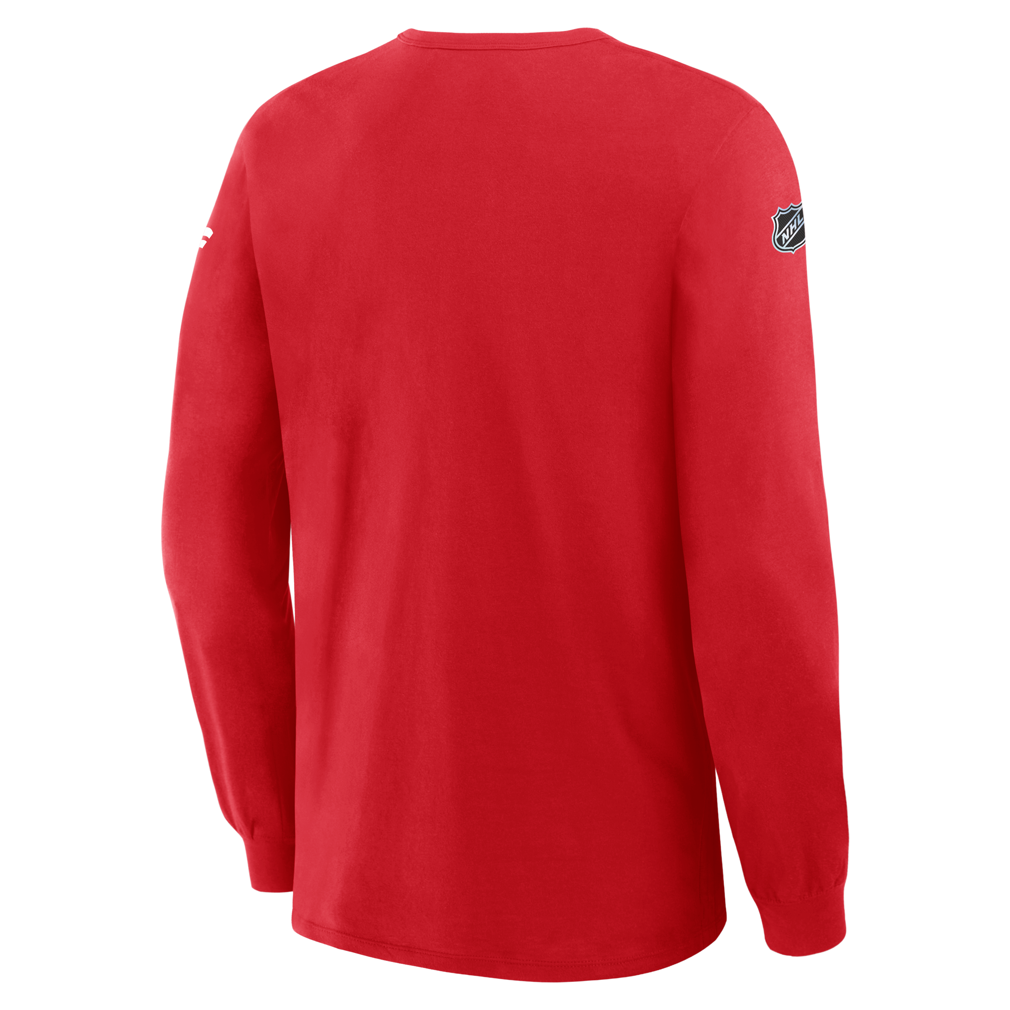T-shirt à manches longues authentique Fanatics Red Carolina Hurricanes Pro Property Of Practice pour homme