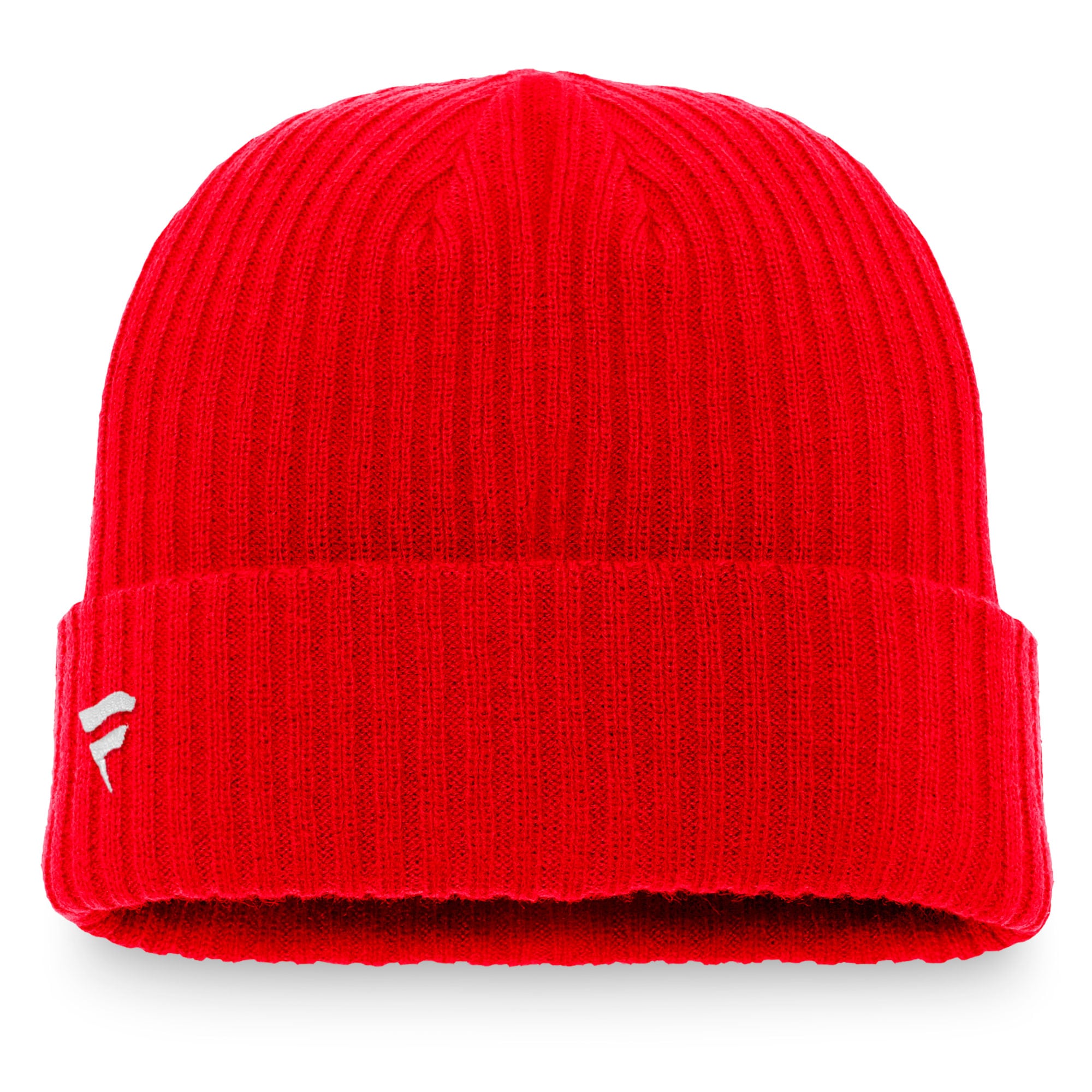 Men's Fanatics Red Carolina Hurricanes Core Primary Logo Cuffed Knit Hat