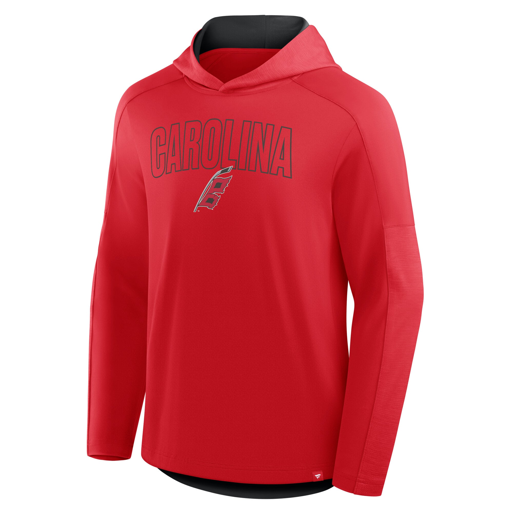 T-shirt à capuche manches longues Fanatics Red Carolina Hurricanes Penalty Shot pour homme