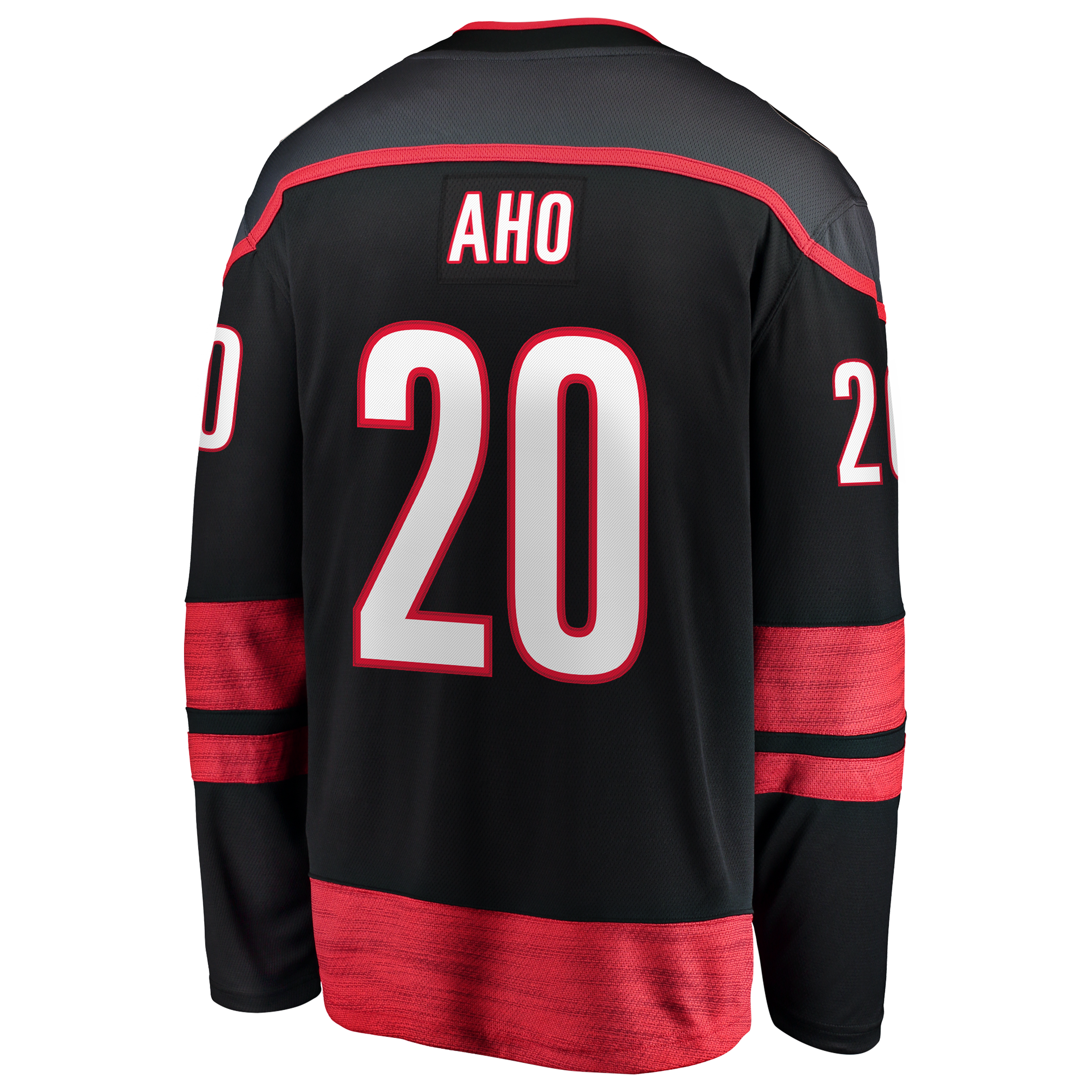 Men's Fanatics Sebastian Aho Black Carolina Hurricanes 2026 Stanley Cup Champions Home Breakaway Jersey