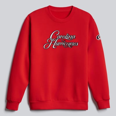 Men's Carolina Hurricanes lululemon True Red Steady State Crew Sweatshirt