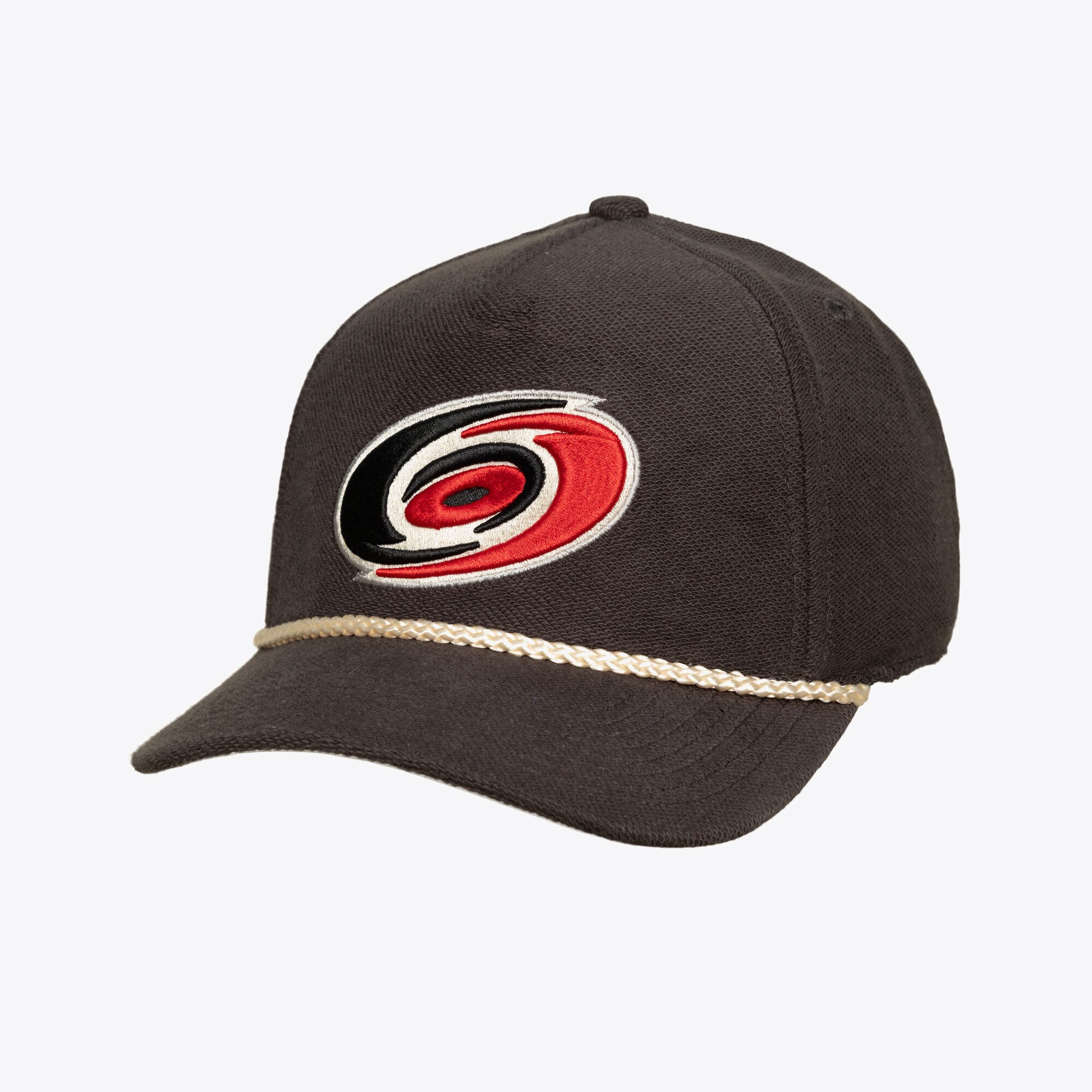 Casquette Mitchell & Ness Pro Crown Pro Crown pour homme, couleur anthracite, Carolina Hurricanes Heritage Hues