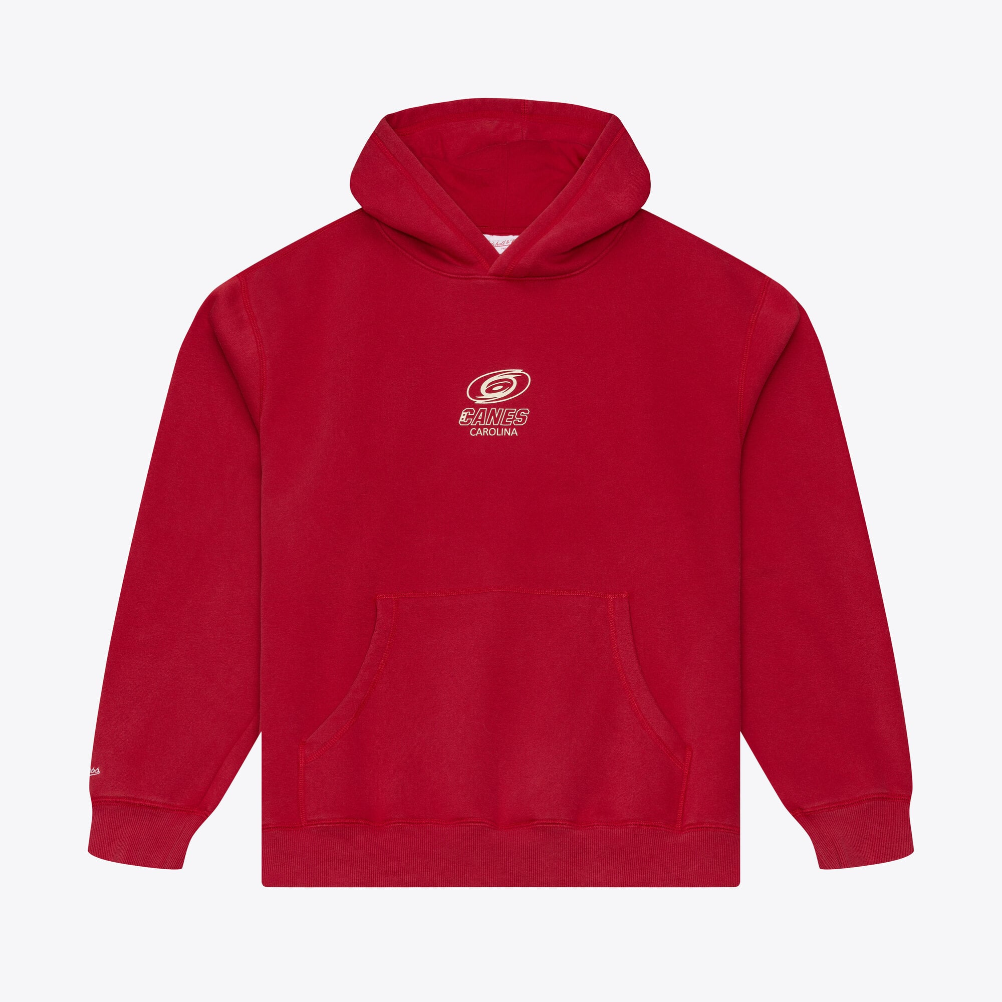 Men's Mitchell & Ness Red Carolina Hurricanes Core Essentials Hoodie