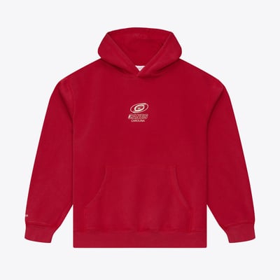 Carolina Hurricanes Mitchell & Ness Core Essentials Hoodie - Red
