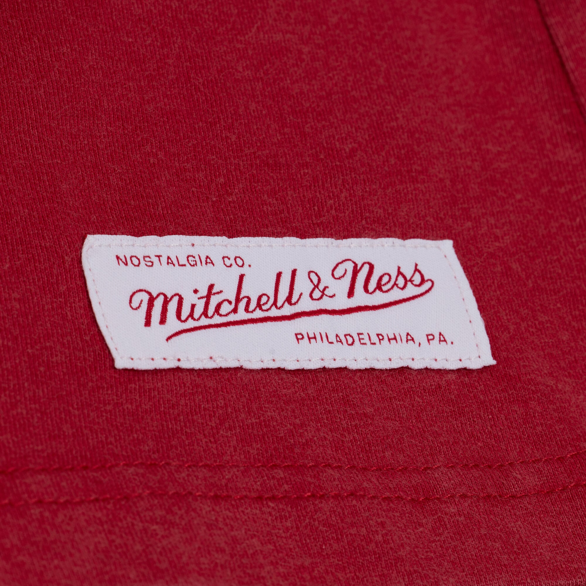 Men's Mitchell & Ness Red Carolina Hurricanes Core Essentials T-Shirt