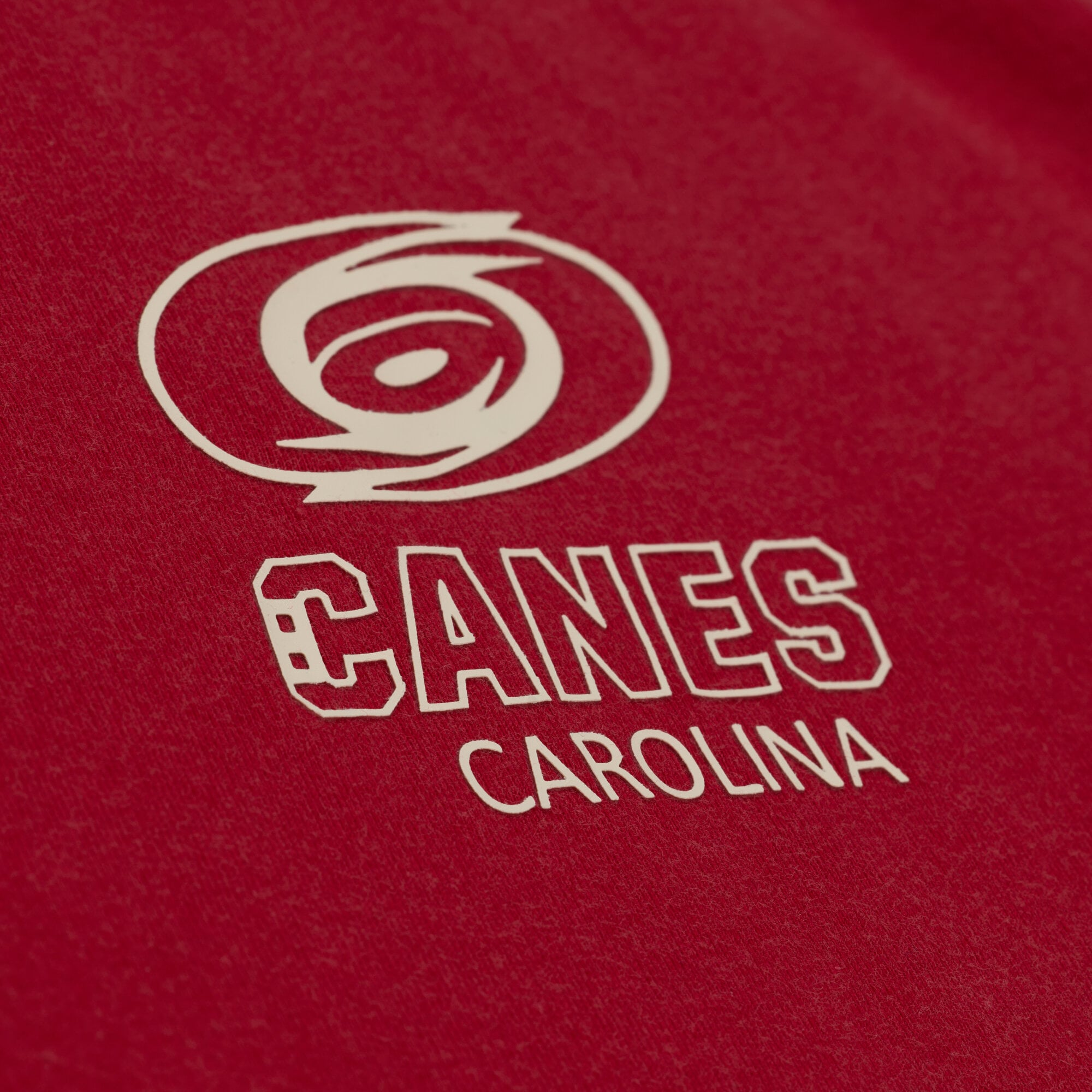 Men's Mitchell & Ness Red Carolina Hurricanes Core Essentials T-Shirt