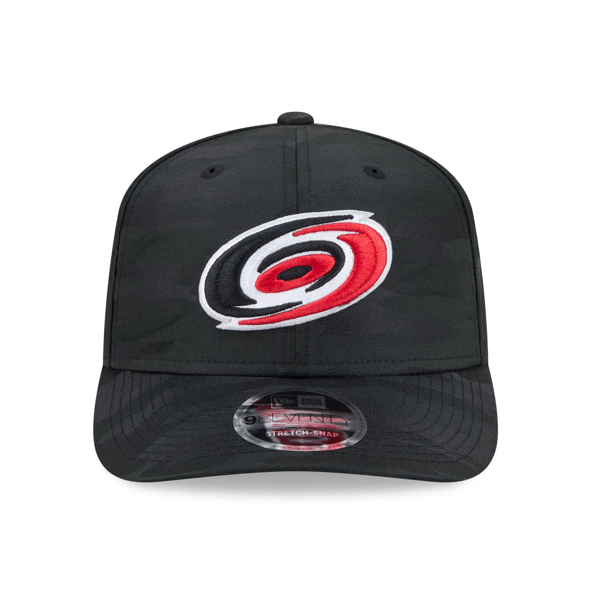 Casquette ajustable perforée New Era noire Carolina Hurricanes Camo 9SEVENTY pour homme
