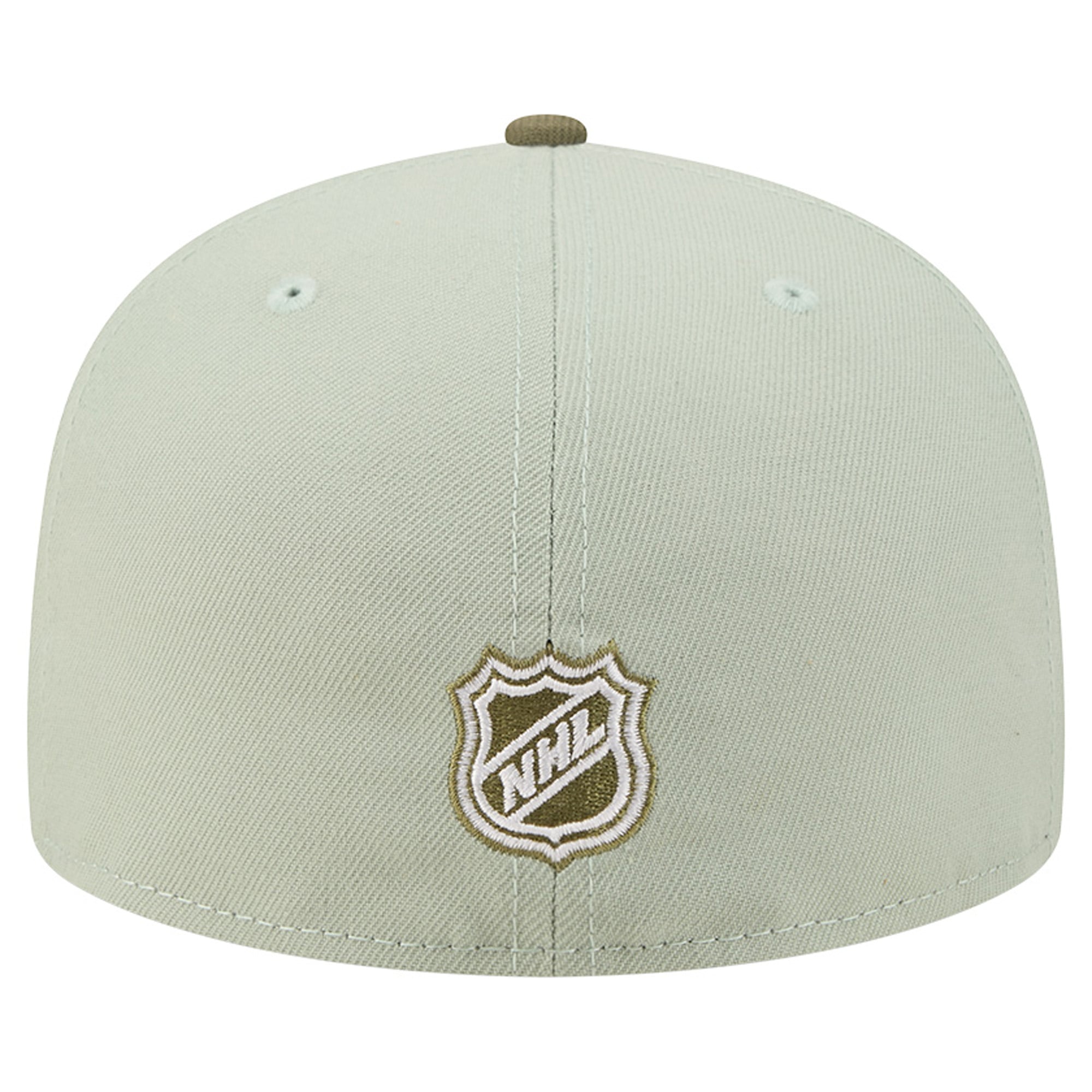 Casquette ajustée New Era 59FIFTY pour homme, coloris vert sauge/olive, Carolina Hurricanes