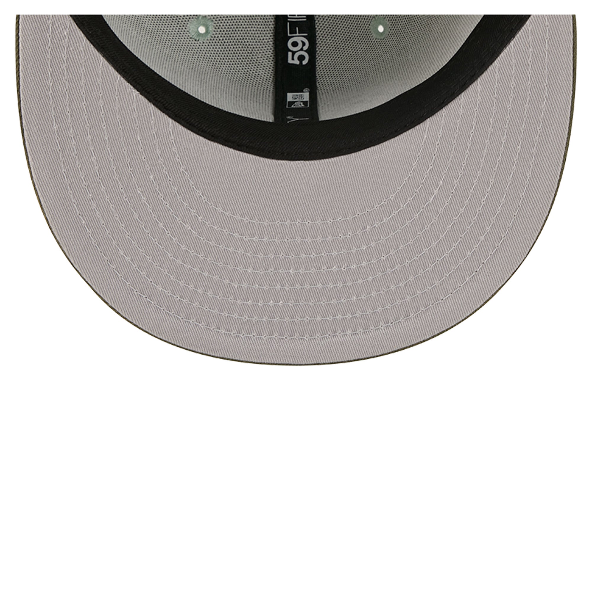Casquette ajustée New Era 59FIFTY pour homme, coloris vert sauge/olive, Carolina Hurricanes