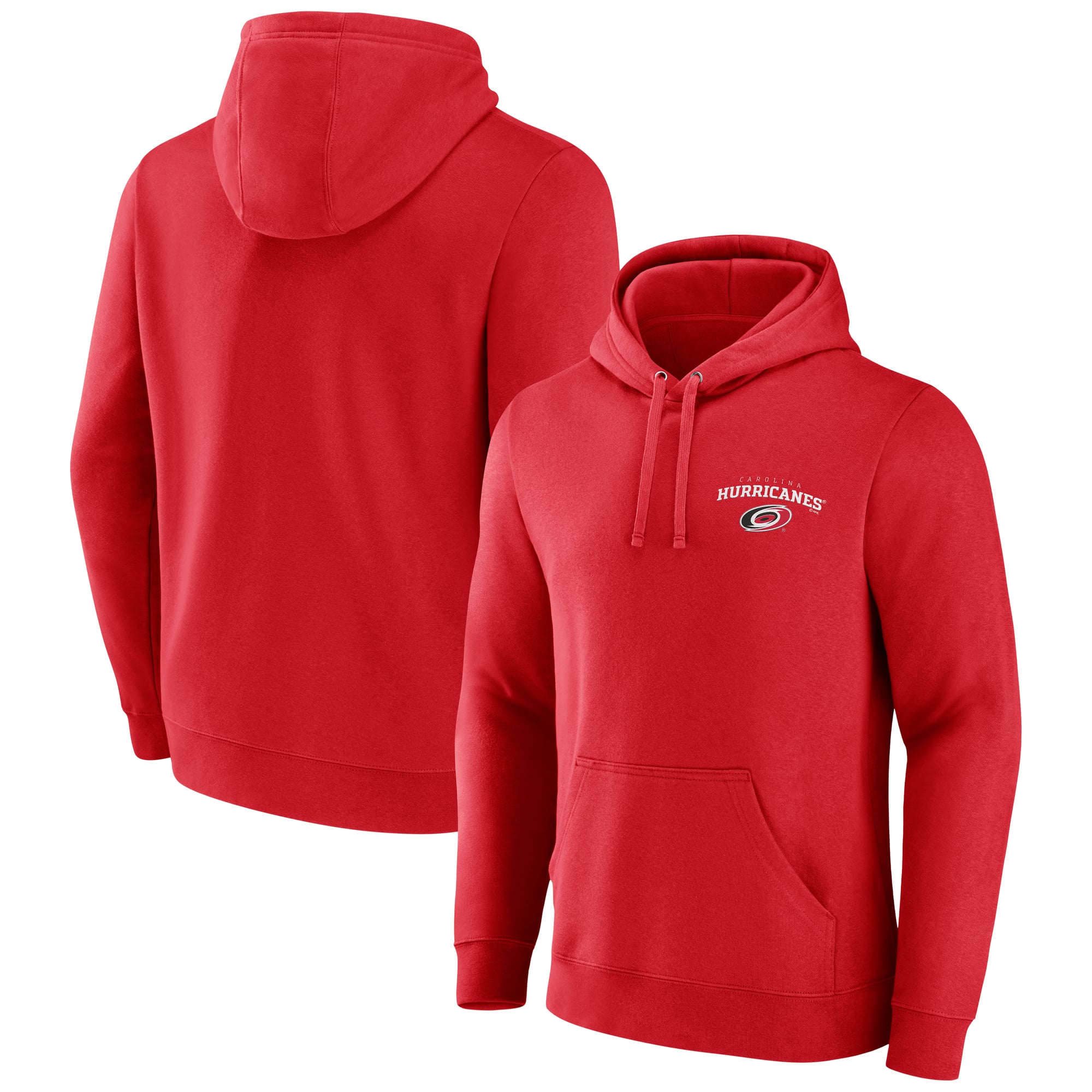 Men's Red Carolina Hurricanes Team Lockup Hoodie