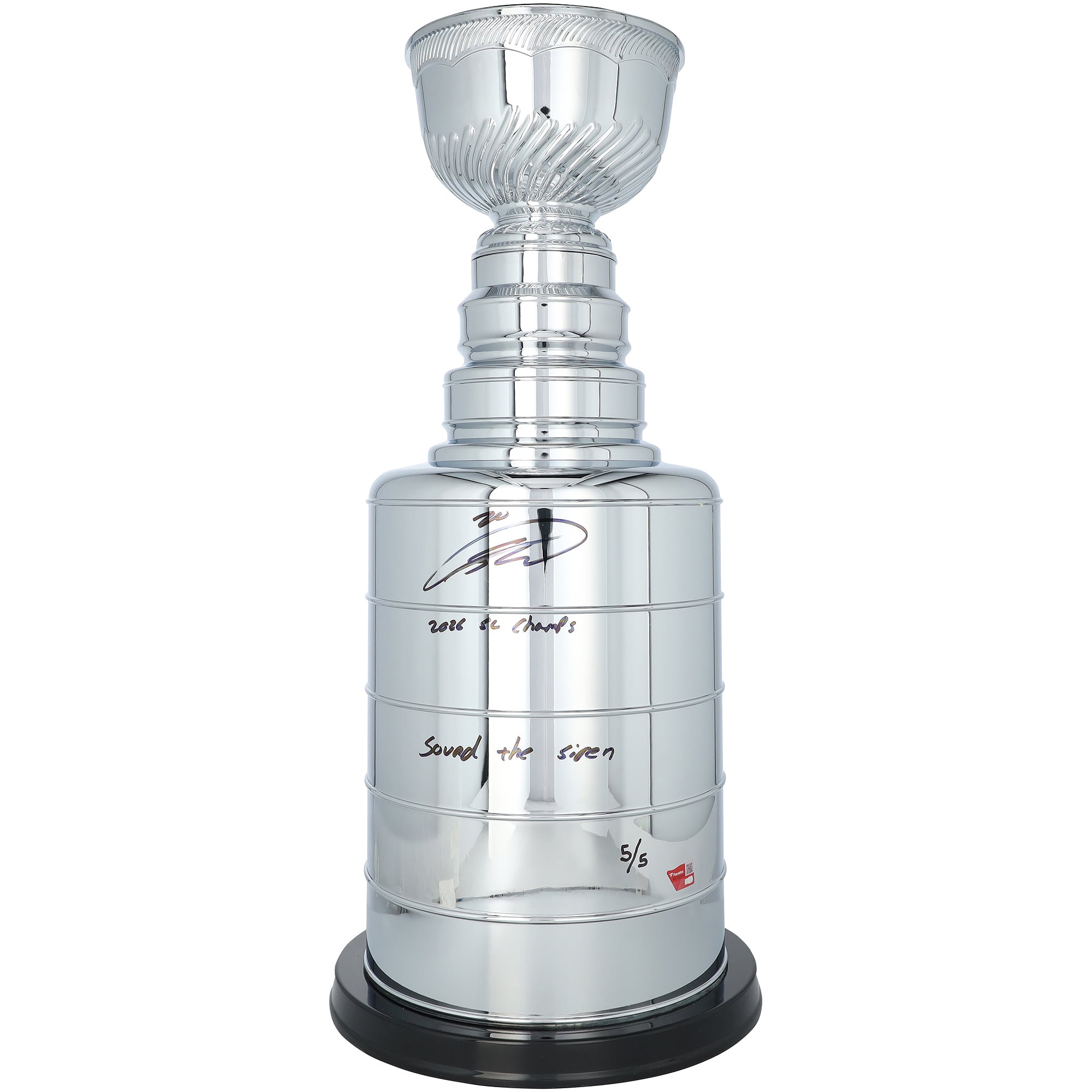 Sebastian Aho Carolina Hurricanes Autographed 2026 Stanley Cup Champions 2' Replica Cup with Multiple Inscriptions