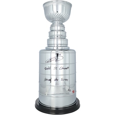 Sebastian Aho Carolina Hurricanes Autographed Fanatics Authentic 2026 Stanley Cup Champions 2' Replica Cup with Multiple Inscriptions - Limited Edition of 5