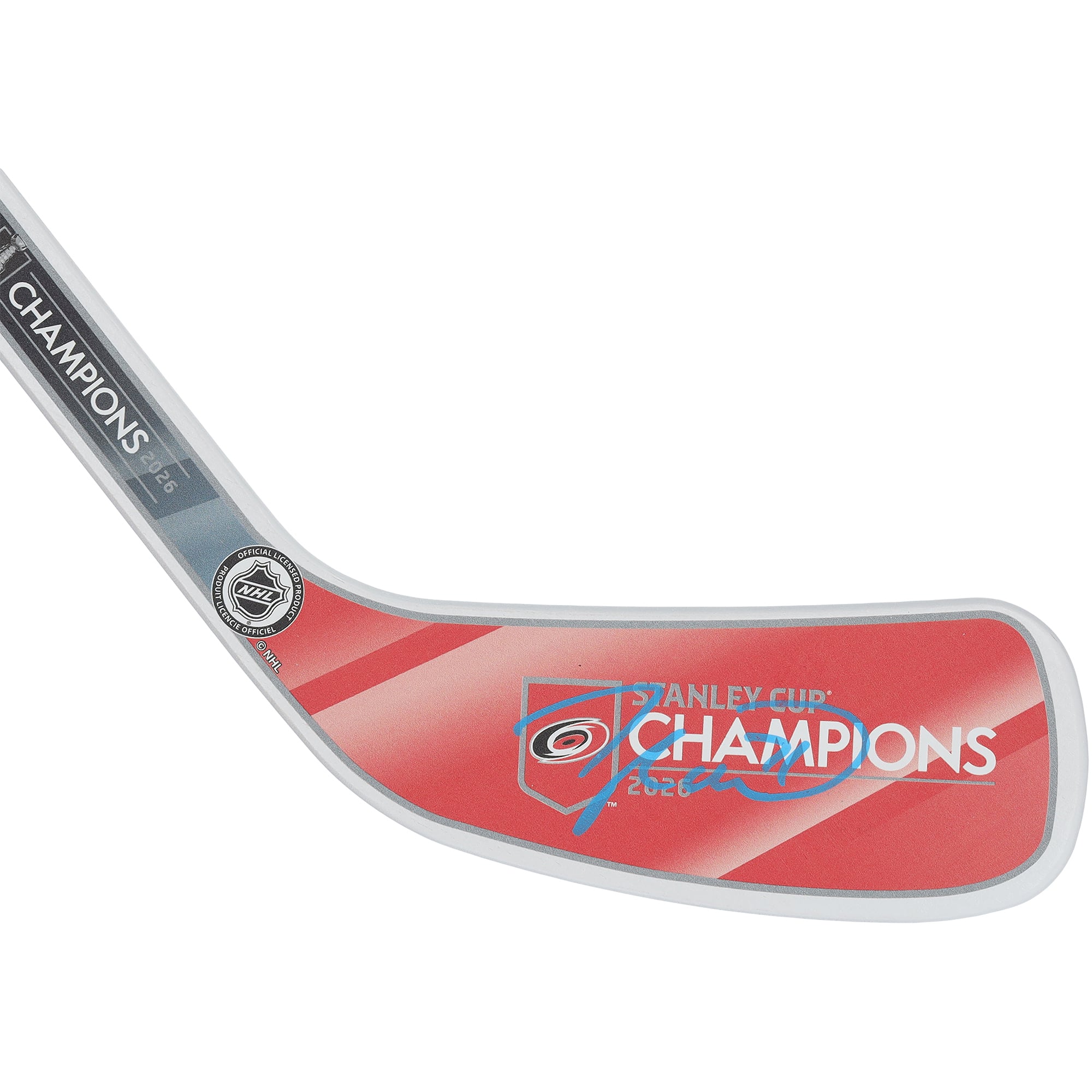 Taylor Hall Carolina Hurricanes Autographed 2026 Stanley Cup Champions Mini Wood Stick