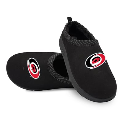Carolina Hurricanes ISlide Unisex Primary Logo Mission Slipper - Black
