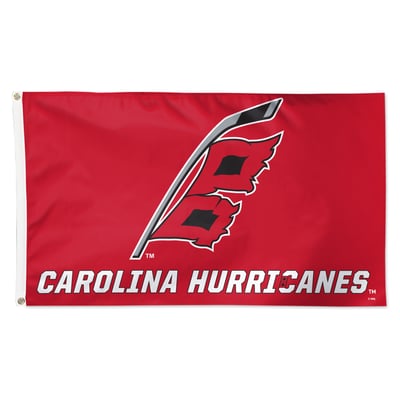 Carolina Hurricanes WinCraft 3' x 5' Single-Sided Deluxe Secondary Team Logo Flag