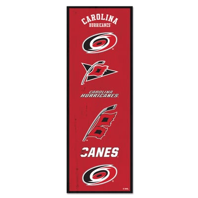 Carolina Hurricanes WinCraft 6" x 17" Logo Evolution Wood Sign