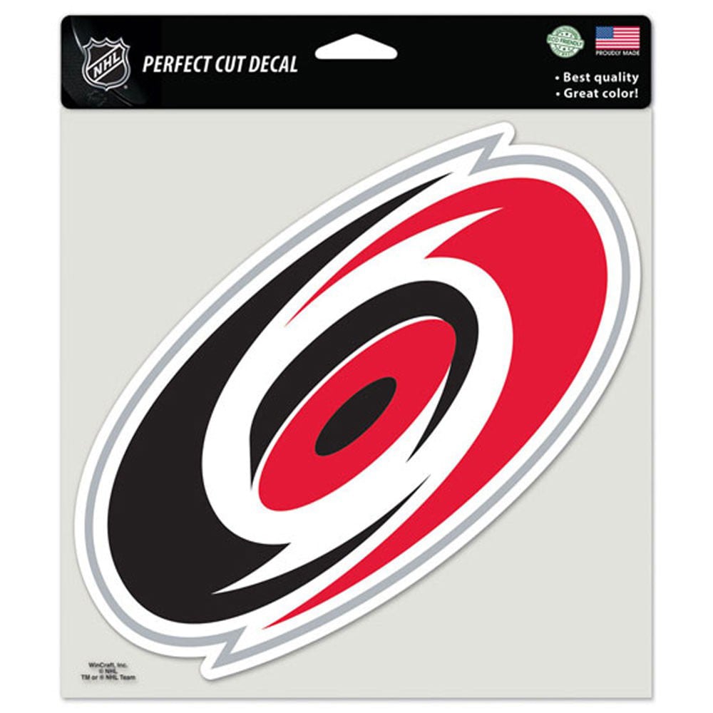 Autocollant couleur WinCraft Carolina Hurricanes 8" x 8"