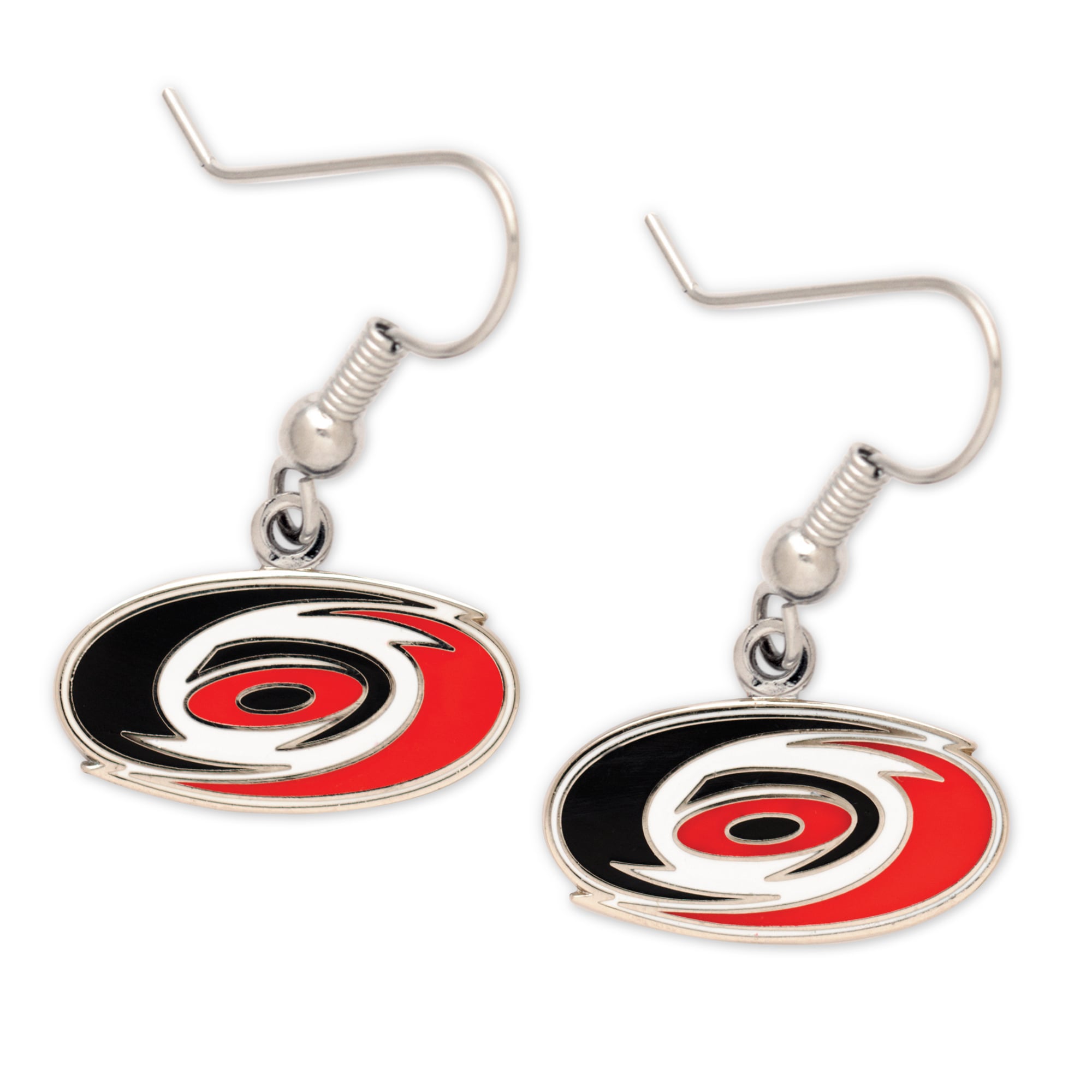 Boucles d'oreilles pendantes WinCraft avec logo des Hurricanes de la Caroline
