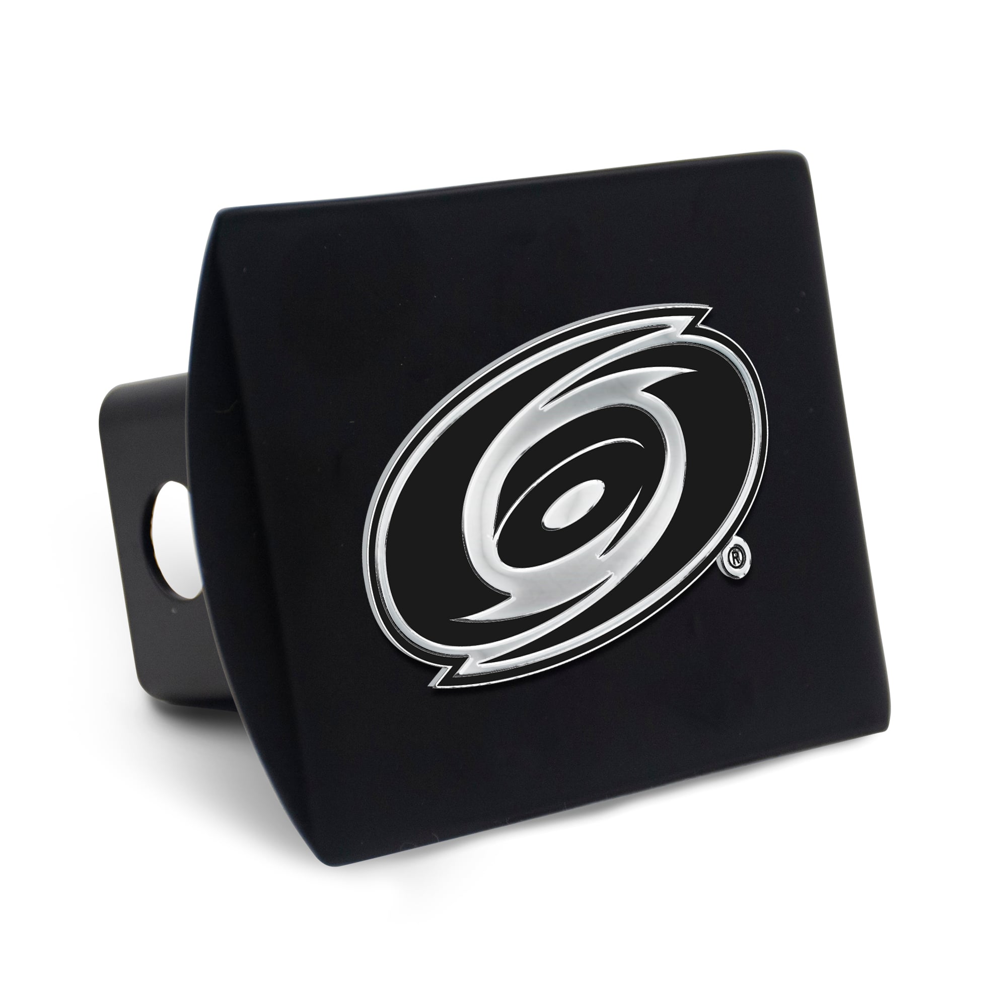 Cache-attelage WinCraft Carolina Hurricanes Premium en métal chromé avec logo,