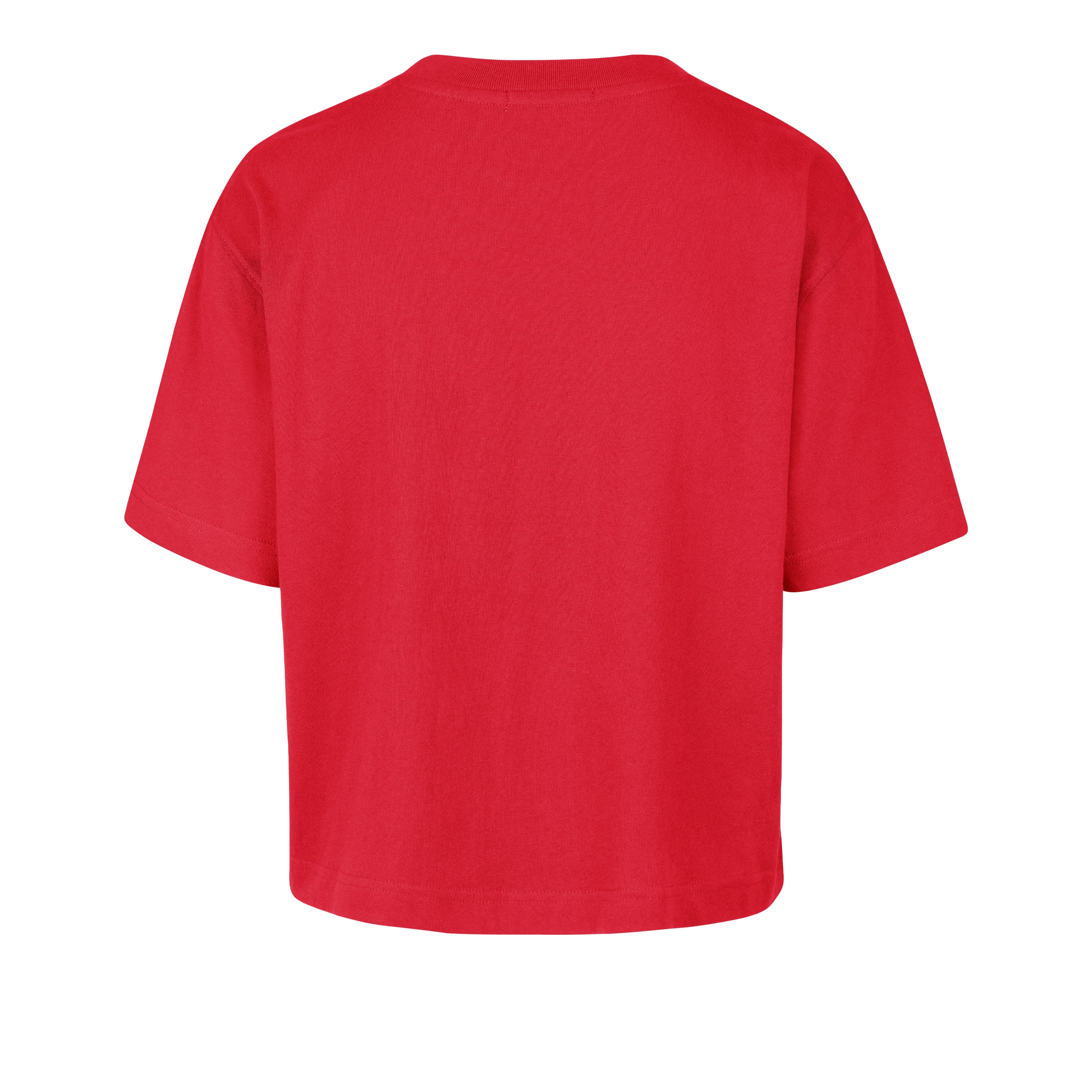 Women's '47 Red Carolina Hurricanes Vibe Check Reed City Cropped T-Shirt