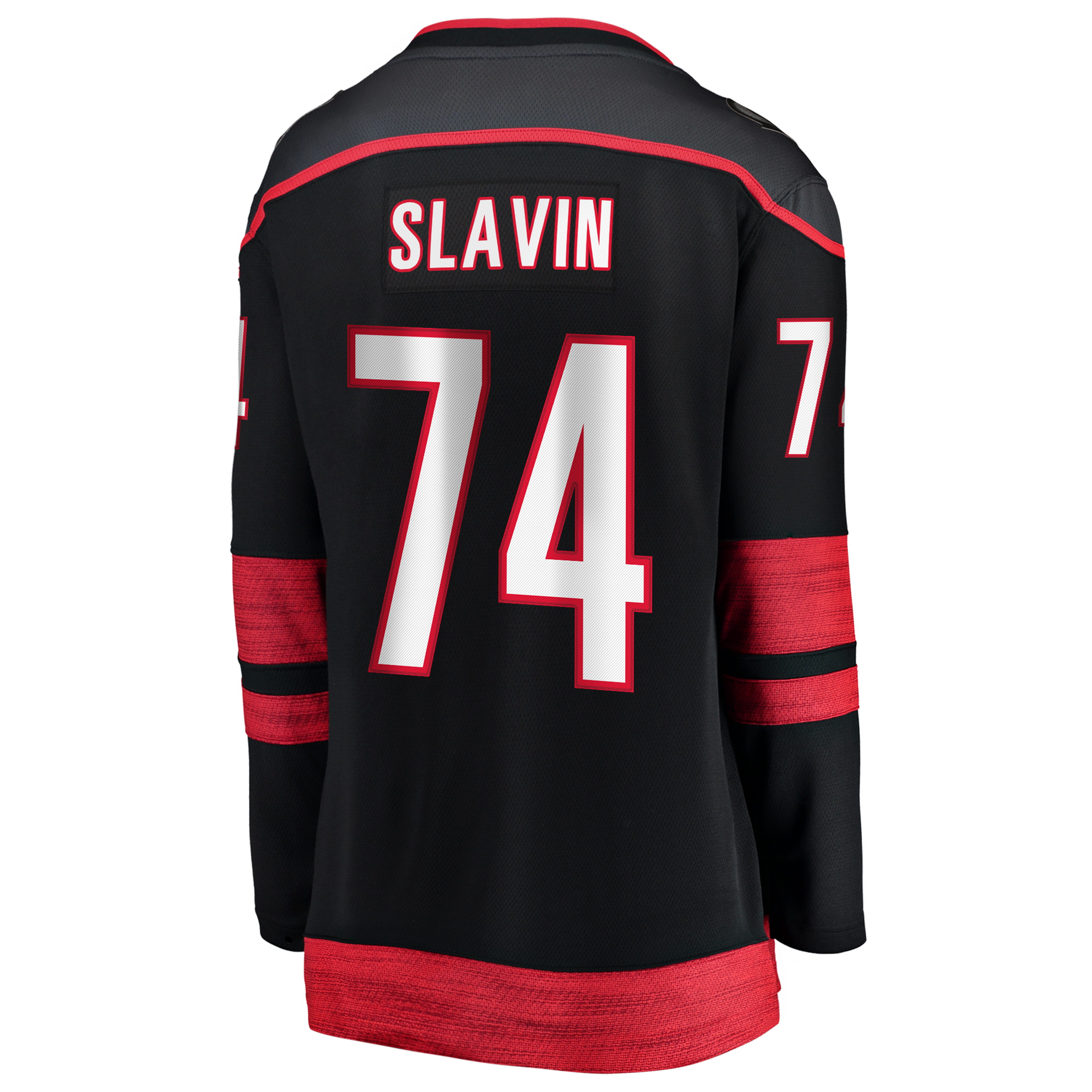 Women's Fanatics Jaccob Slavin Black Carolina Hurricanes 2026 Stanley Cup Final Home Breakaway Jersey