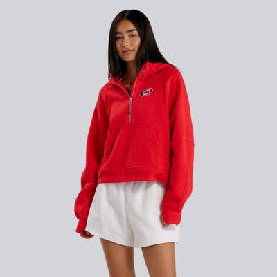 Carolina Hurricanes lululemon Women's Scuba Oversized Half-Zip Hoodie - True Red